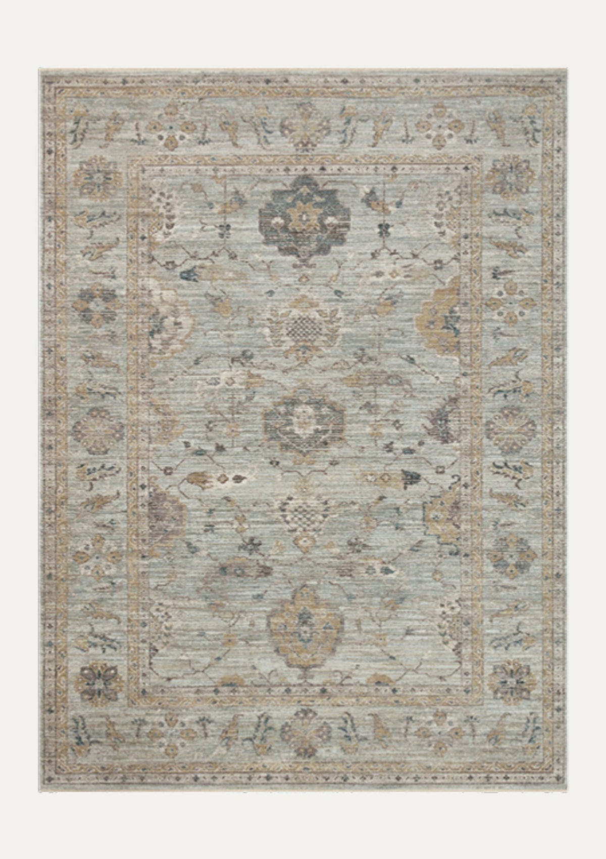 Millie Sky/Gold Rug | Magnolia Home by Joanna Gaines × Loloi