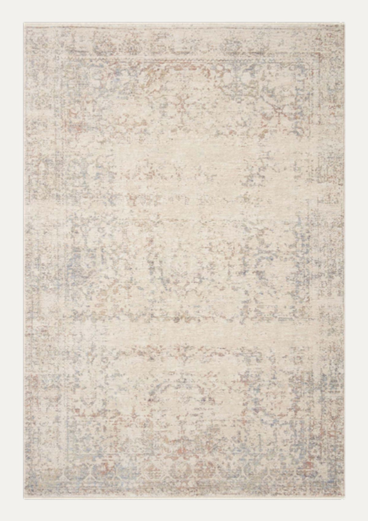 Carlisle Ivory/Multi Rug | Magnolia Home by Joanna Gaines × Loloi