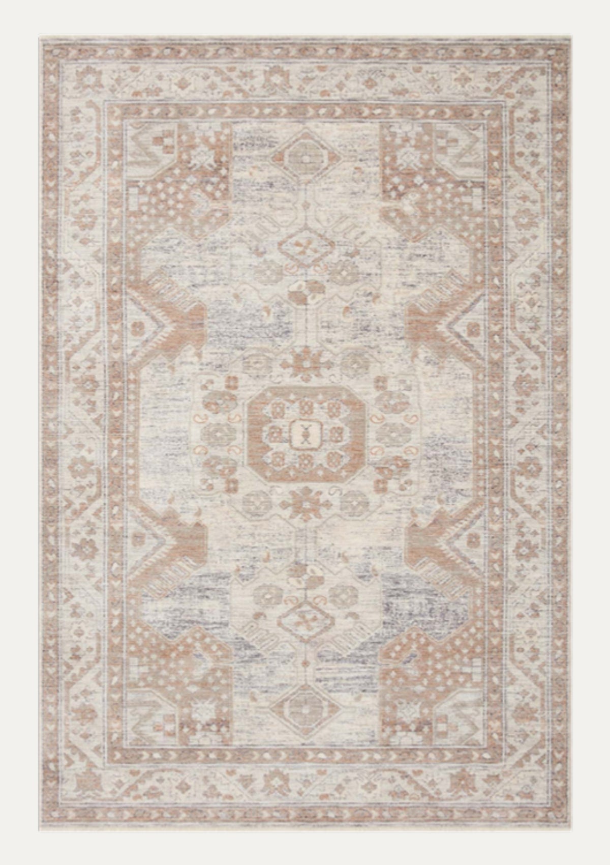 Carlisle Ivory/Taupe Rug | Magnolia Home by Joanna Gaines × Loloi