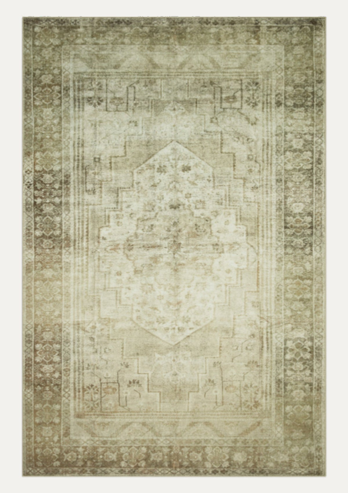 Banks Natural/Granite Rug | Magnolia Home by Joanna Gaines × Loloi