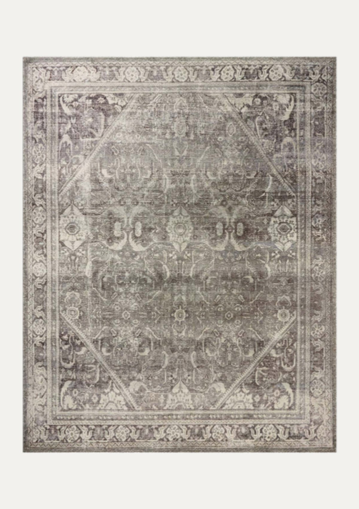 Wimberly Ink/Bone Rug | Magnolia Home by Joanna Gaines × Loloi