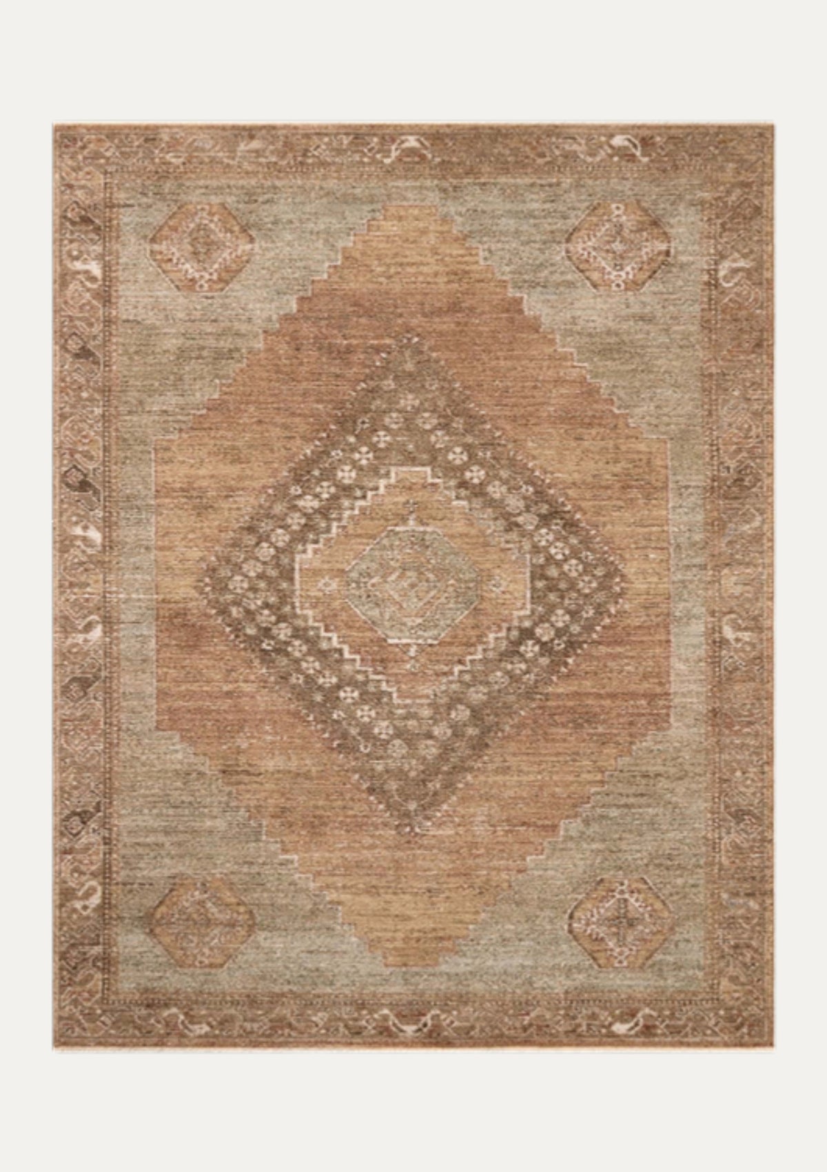 Storrie Brown/Multi Rug | Magnolia Home by Joanna Gaines × Loloi