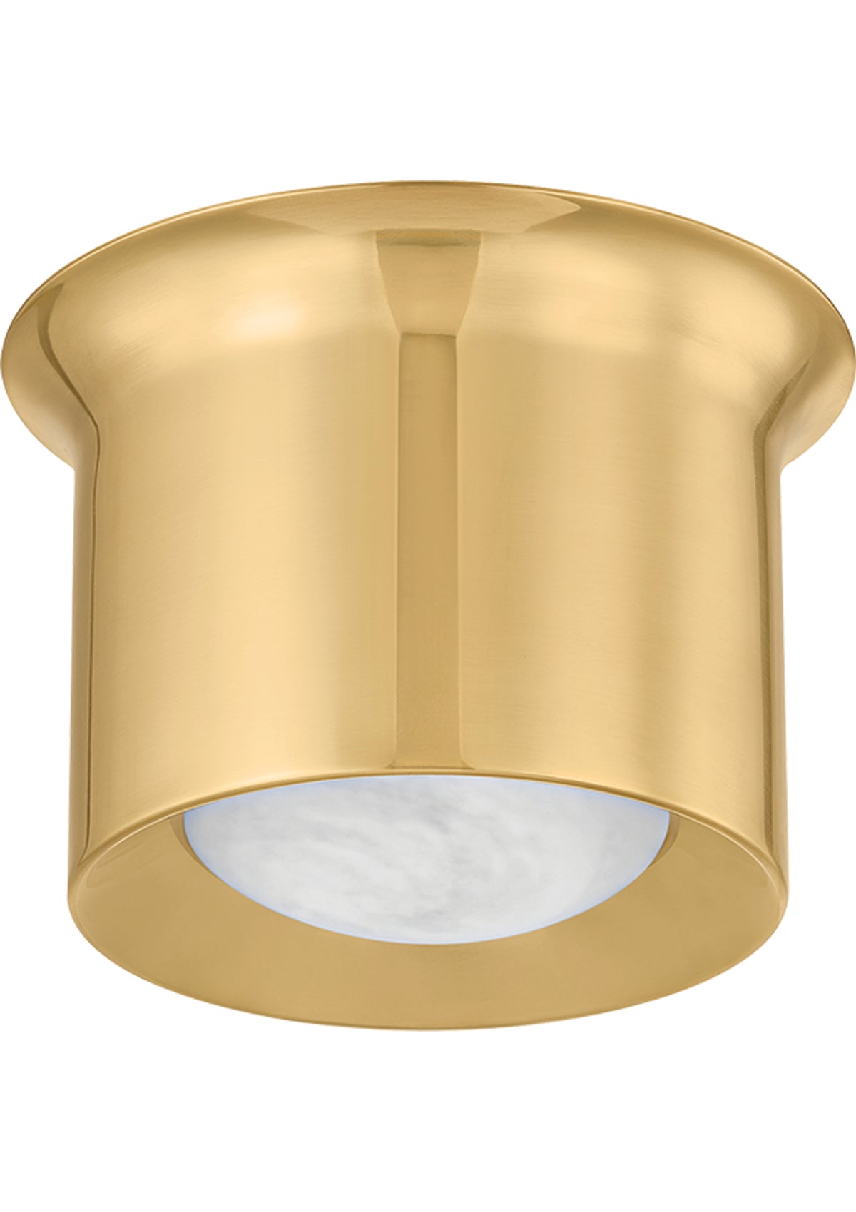 Noxon Flush Mount – Aged Brass, 7" W