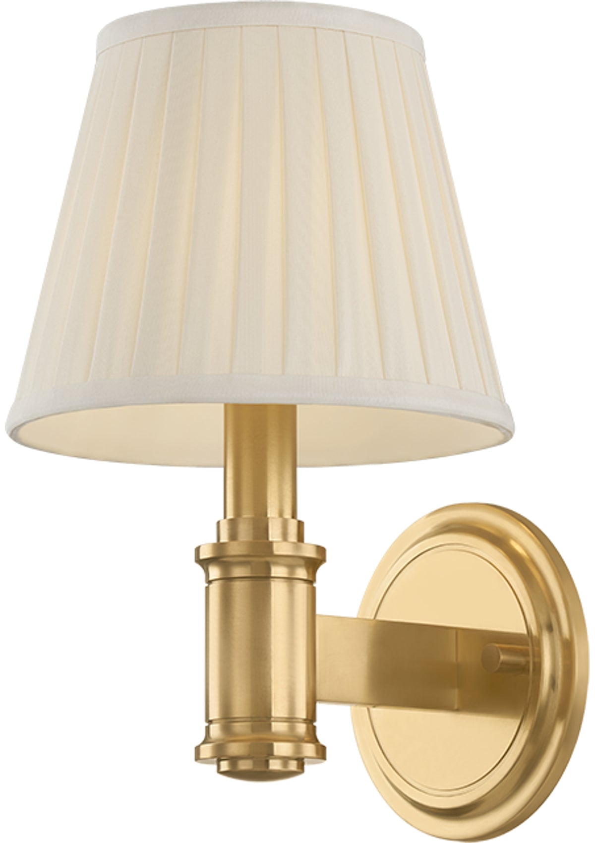 Woodland Park Wall Sconce – Aged Brass, 6.75" W