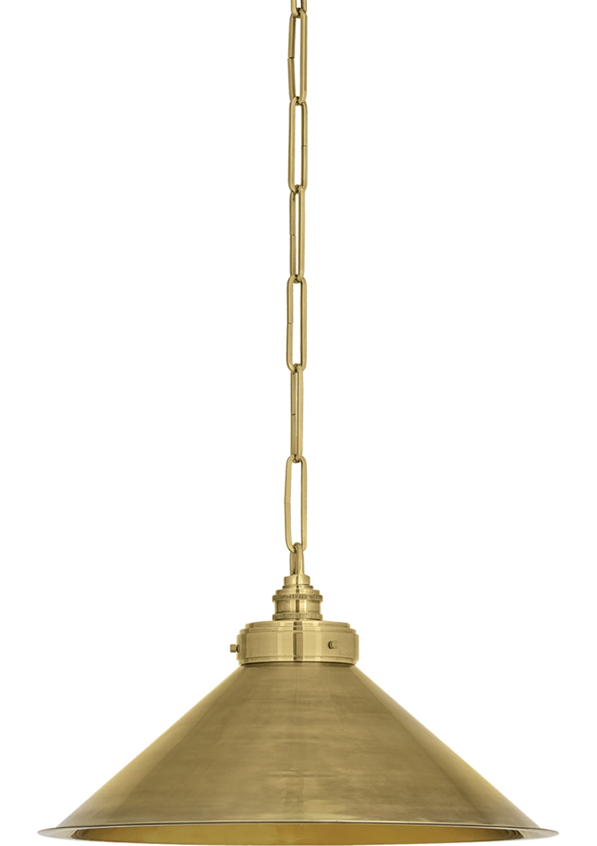 Euclid Pendant – Old World Brass, 20.25" W