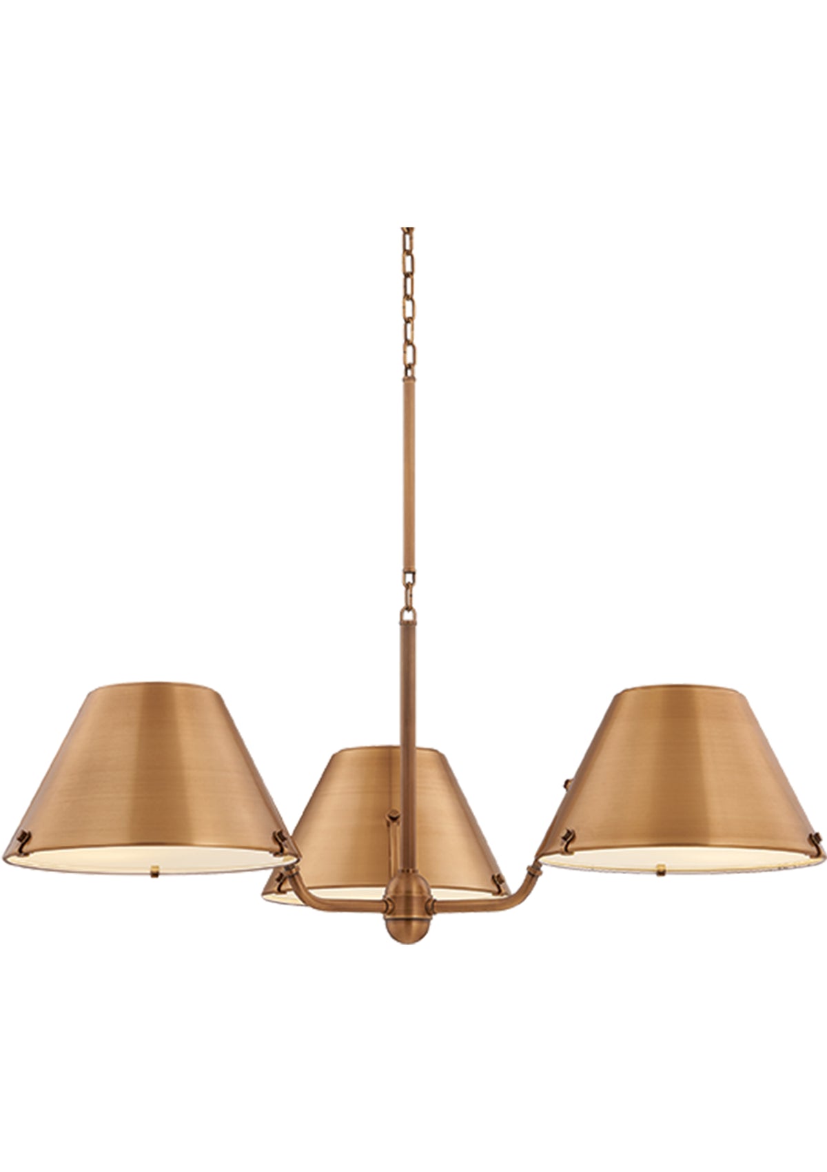 Tannersville Chandelier – Patina Brass, 33.5" W