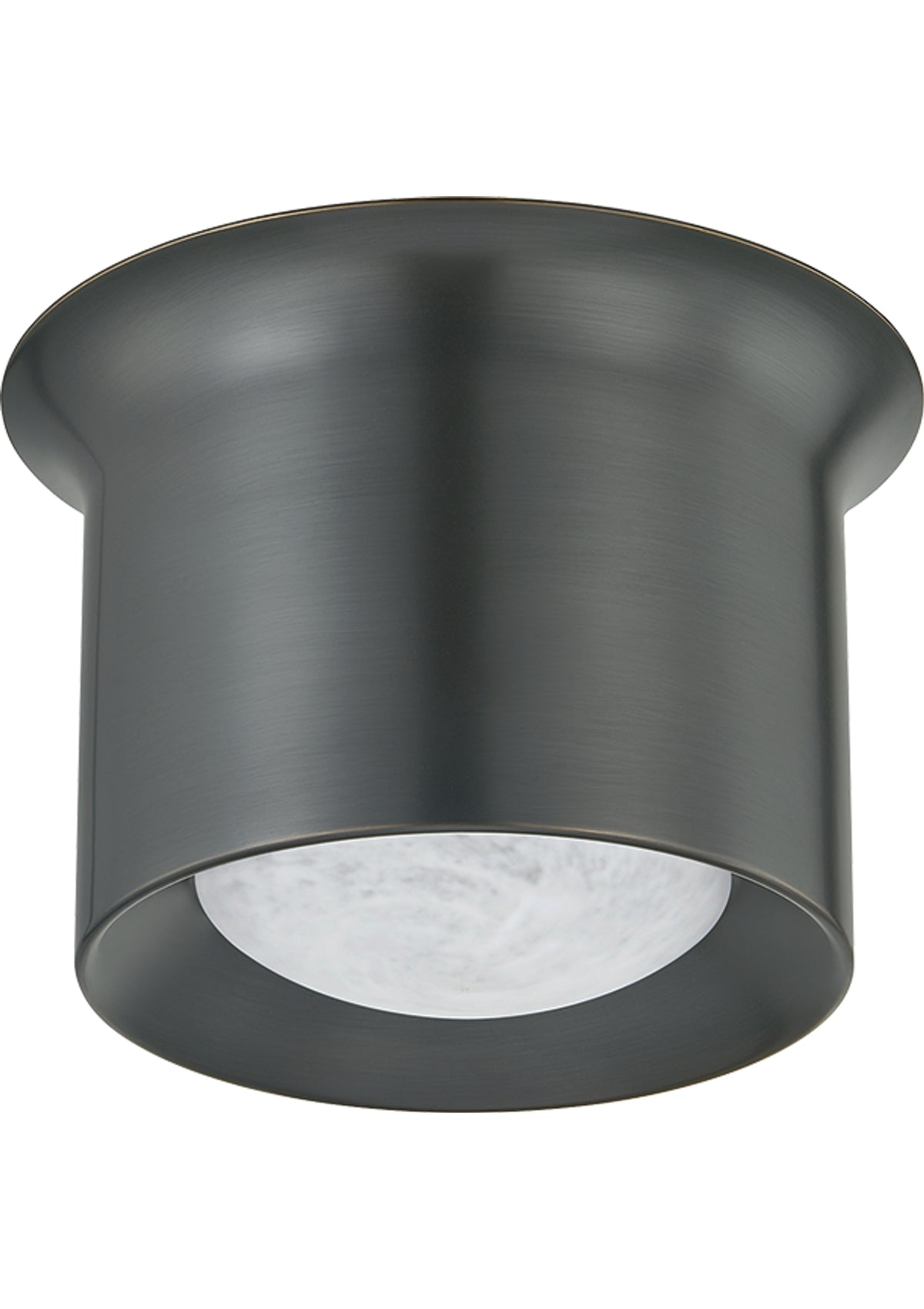 Noxon Flush Mount – Distressed Bronze, 7" W