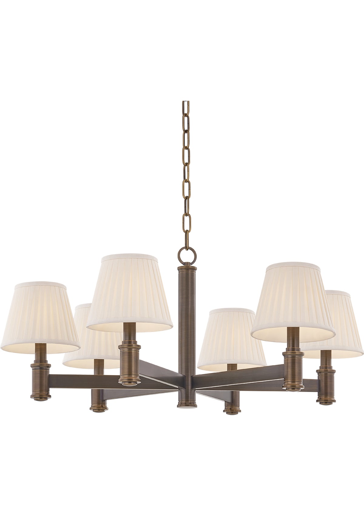 Woodland Park Chandelier – Old World Brass, 32" W