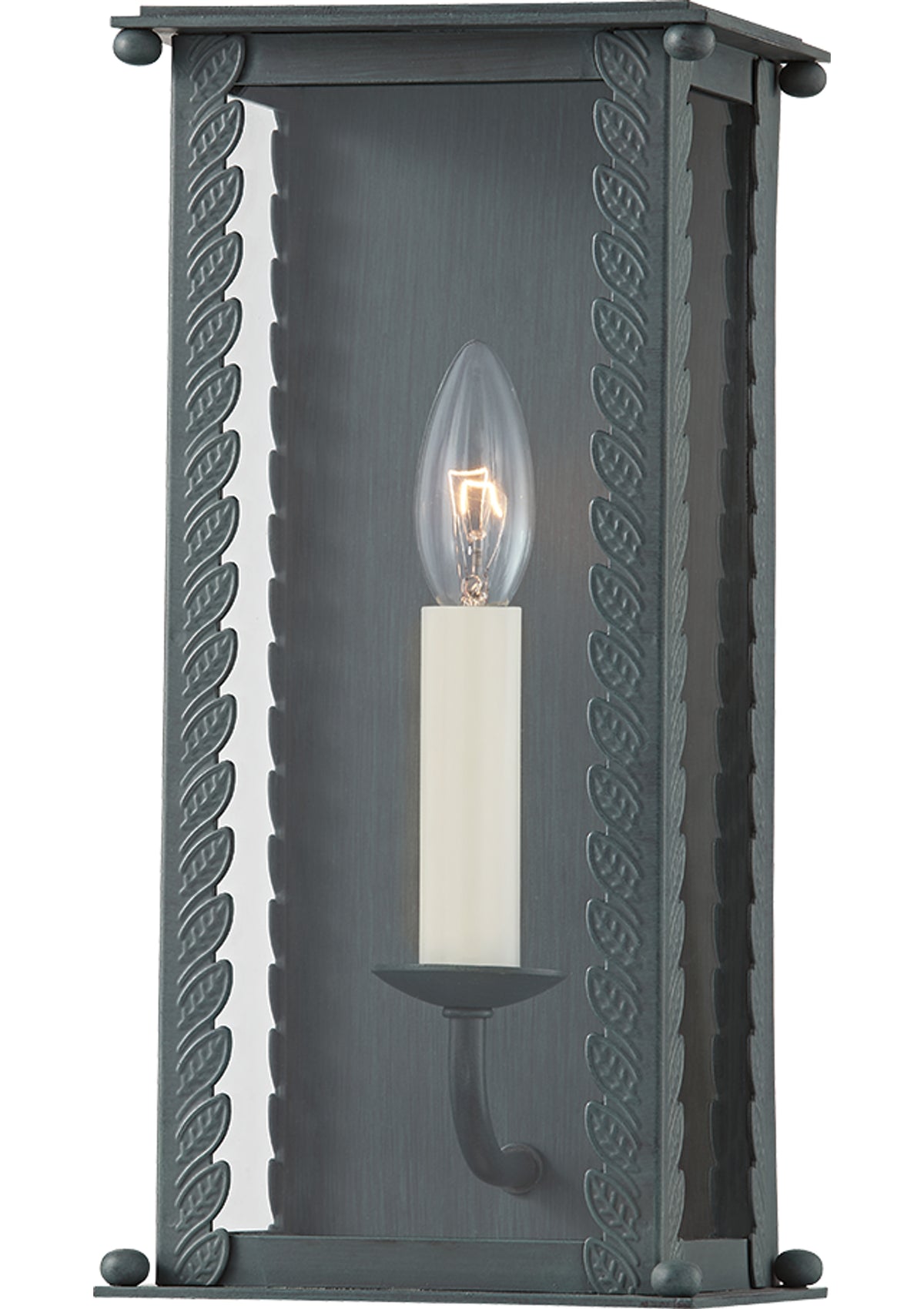 Zuma Exterior Wall Sconce – Verdigris, 6.25" W