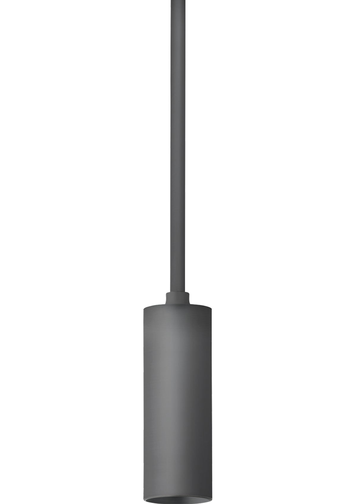 Luxe 2" Cylinder Pendant – Matte Black, 2.5" W