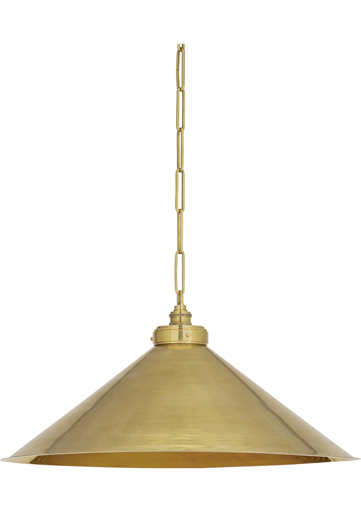 Euclid Pendant – Old World Brass, 30" W