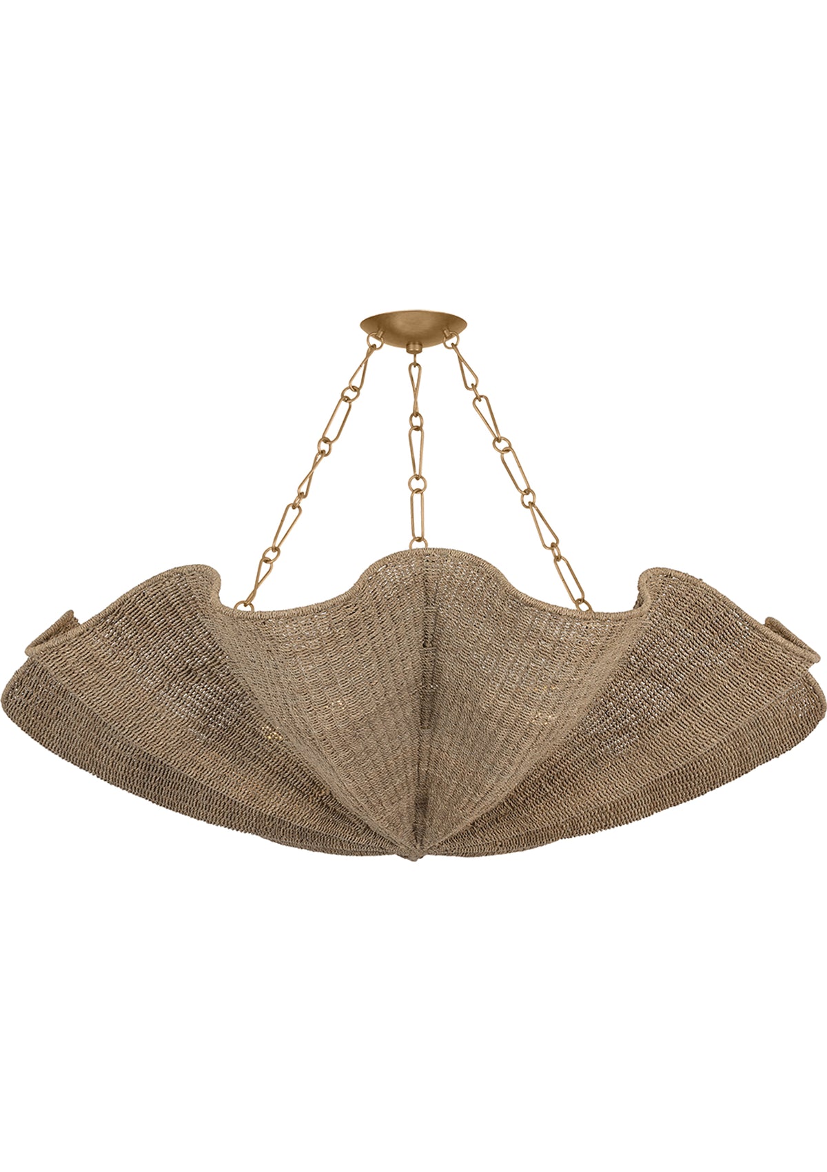 Bardonia Chandelier – Patina Gold Leaf, 60" W