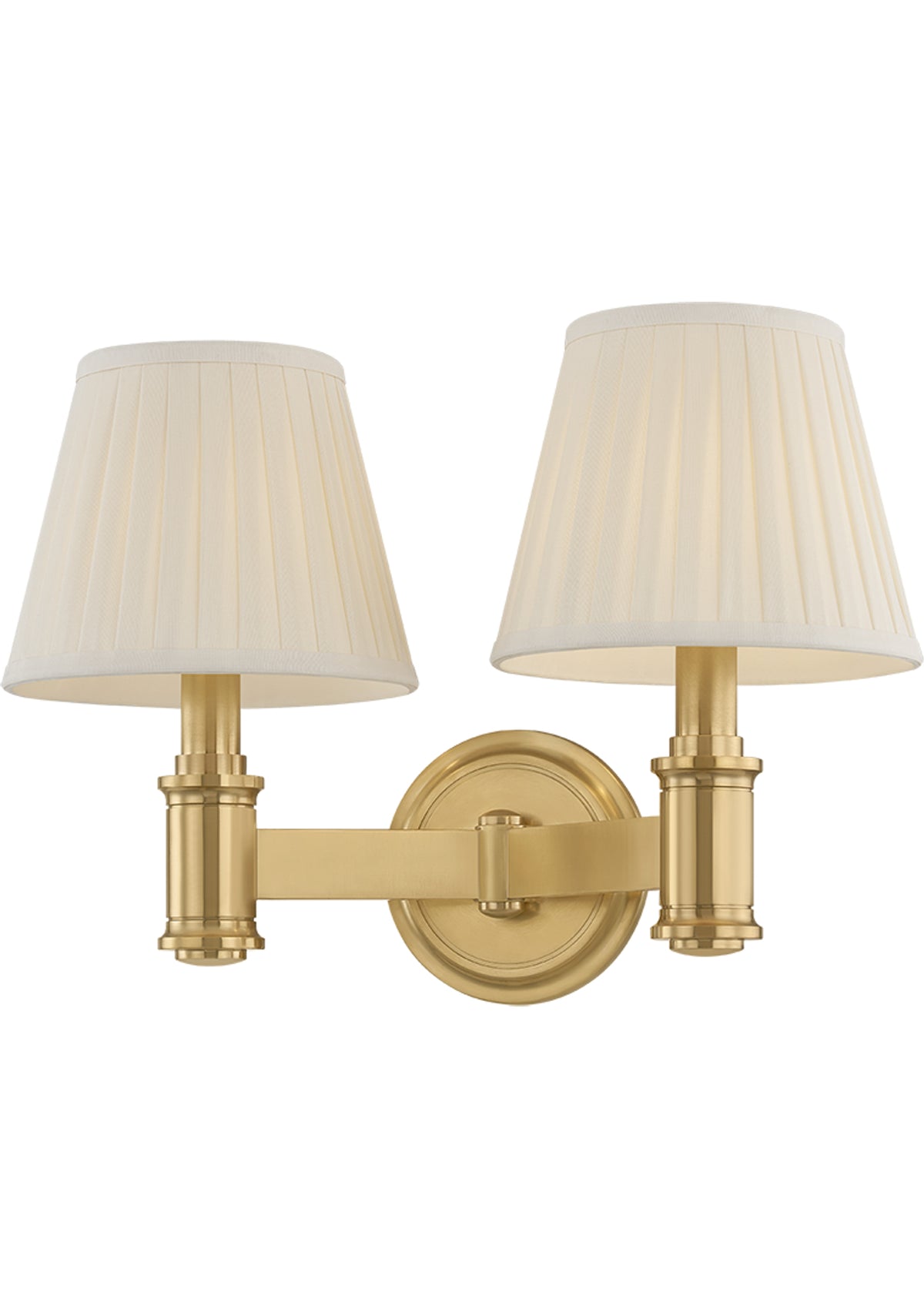 Woodland Park Wall Sconce – Aged Brass, 15" W