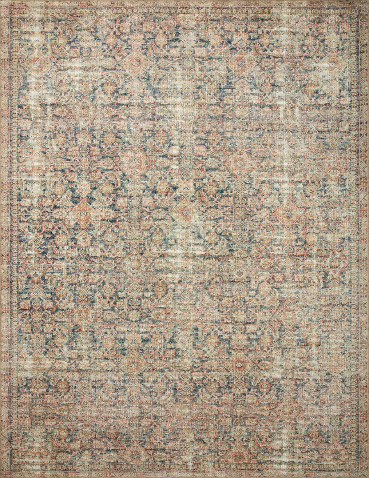 Aubrey Navy/Multi Rug