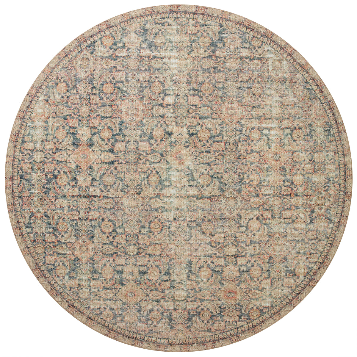 Aubrey Navy/Multi Rug – alternate view