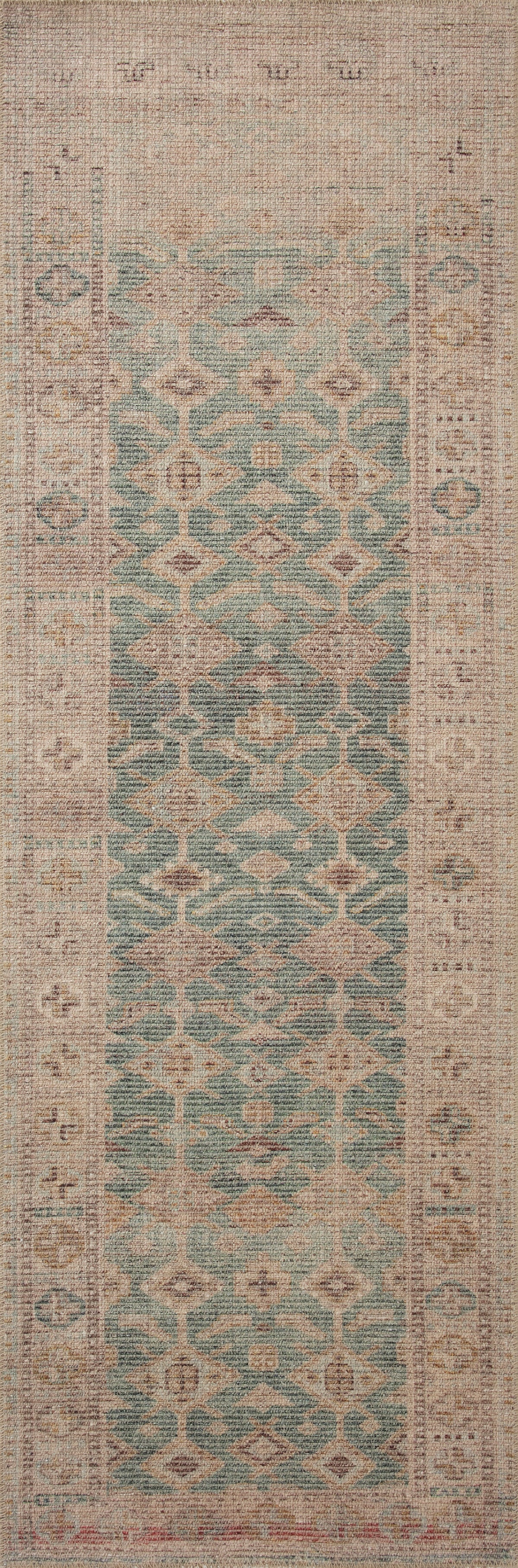 Aubrey Aqua/Sand Rug – alternate view
