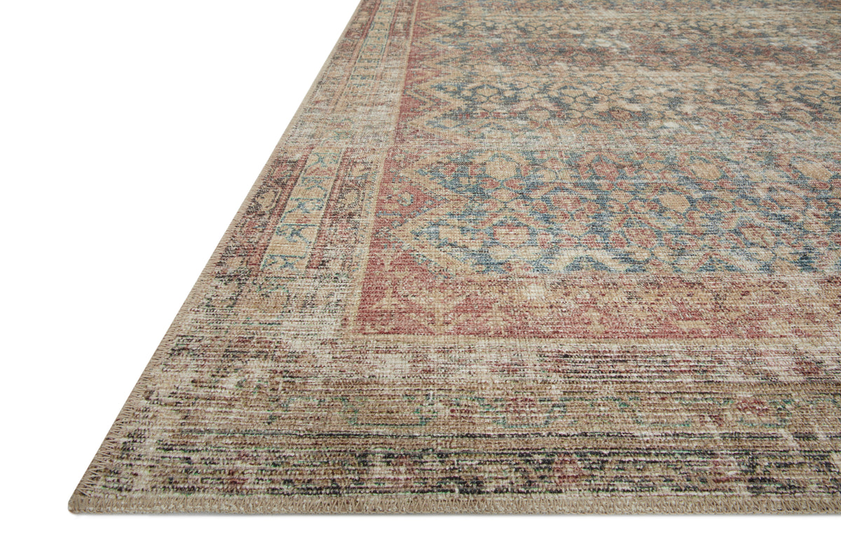 Aubrey Ocean/Spice Rug – corner detail
