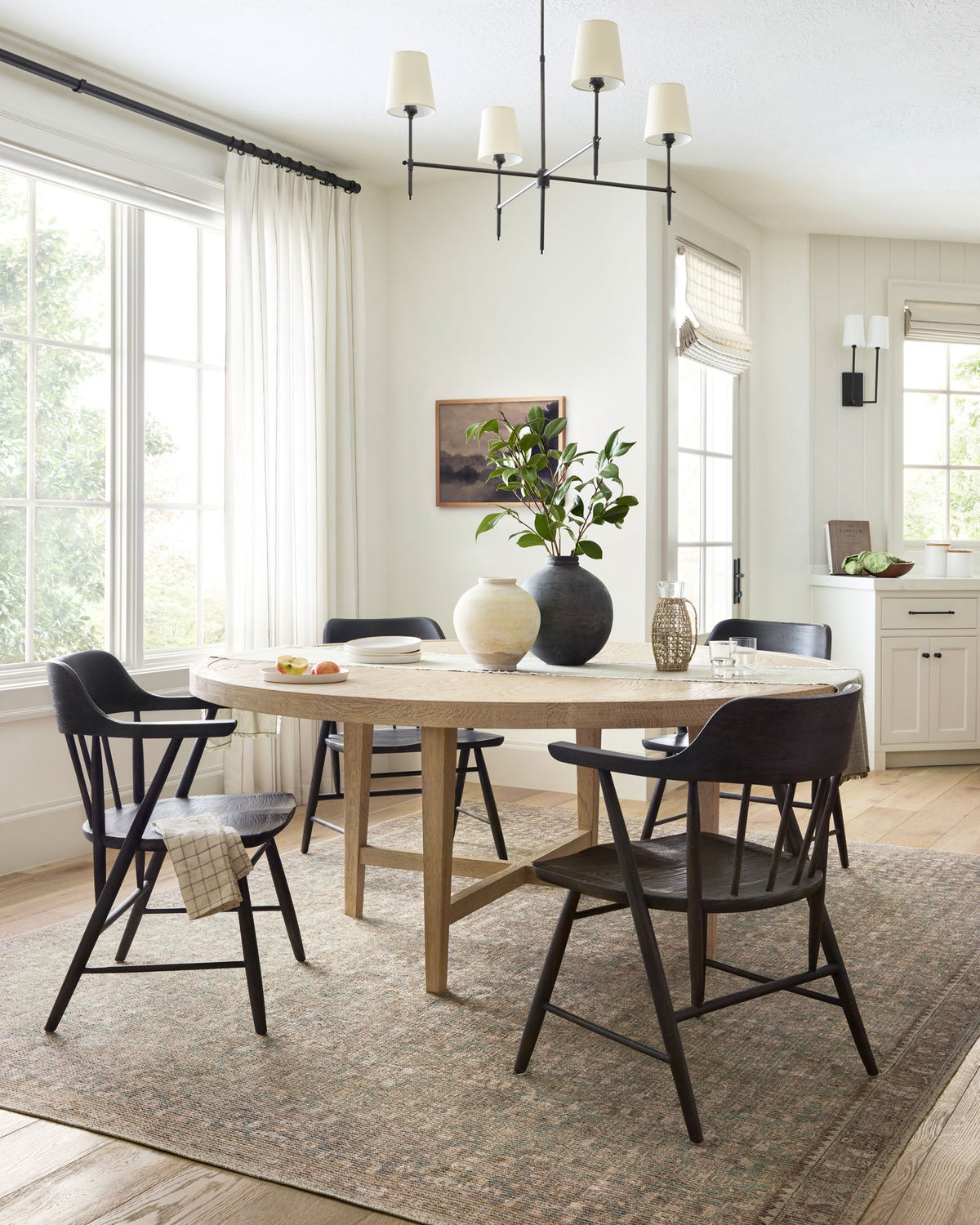 Aubrey Sage/Bark Rug – room scene