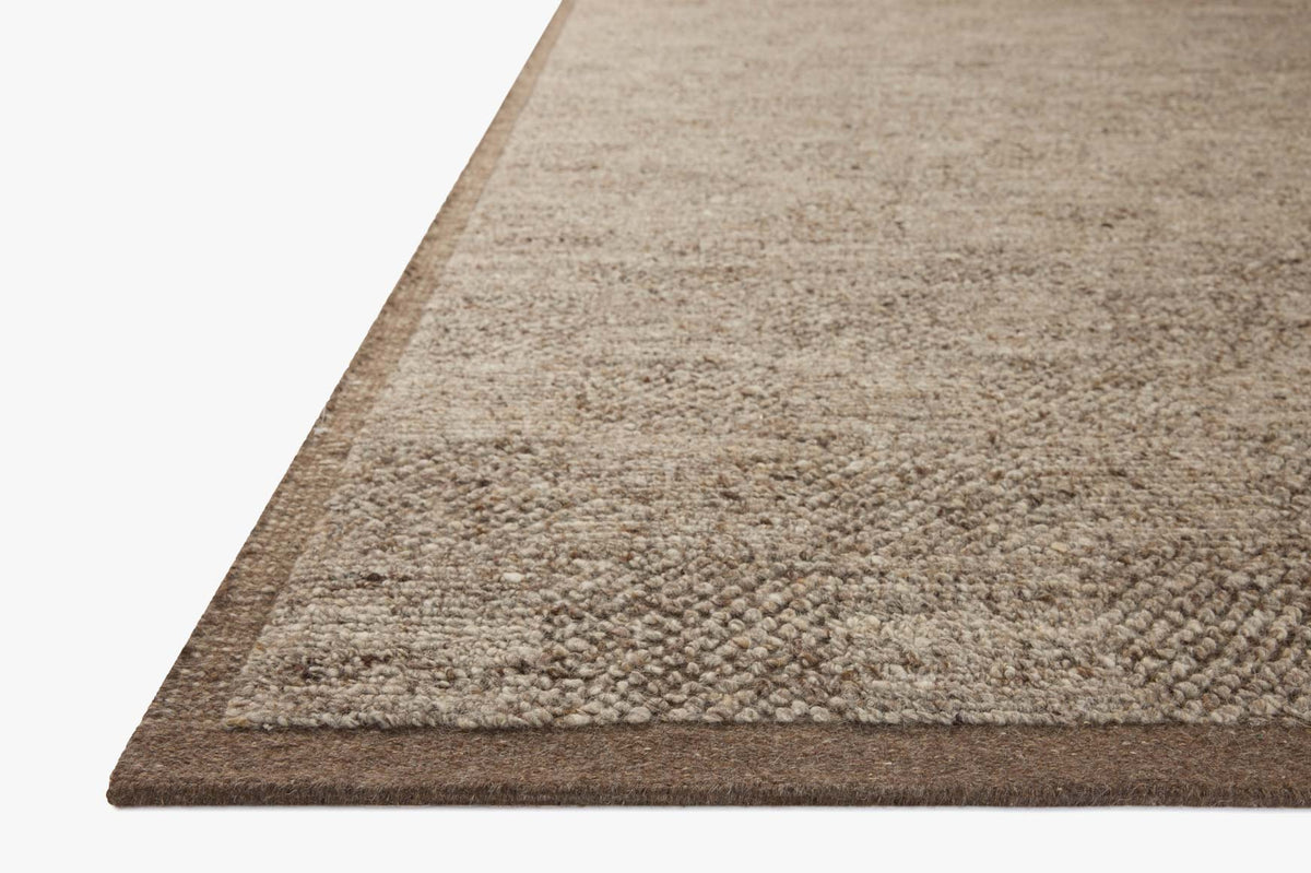 Alina Bark Rug – corner detail