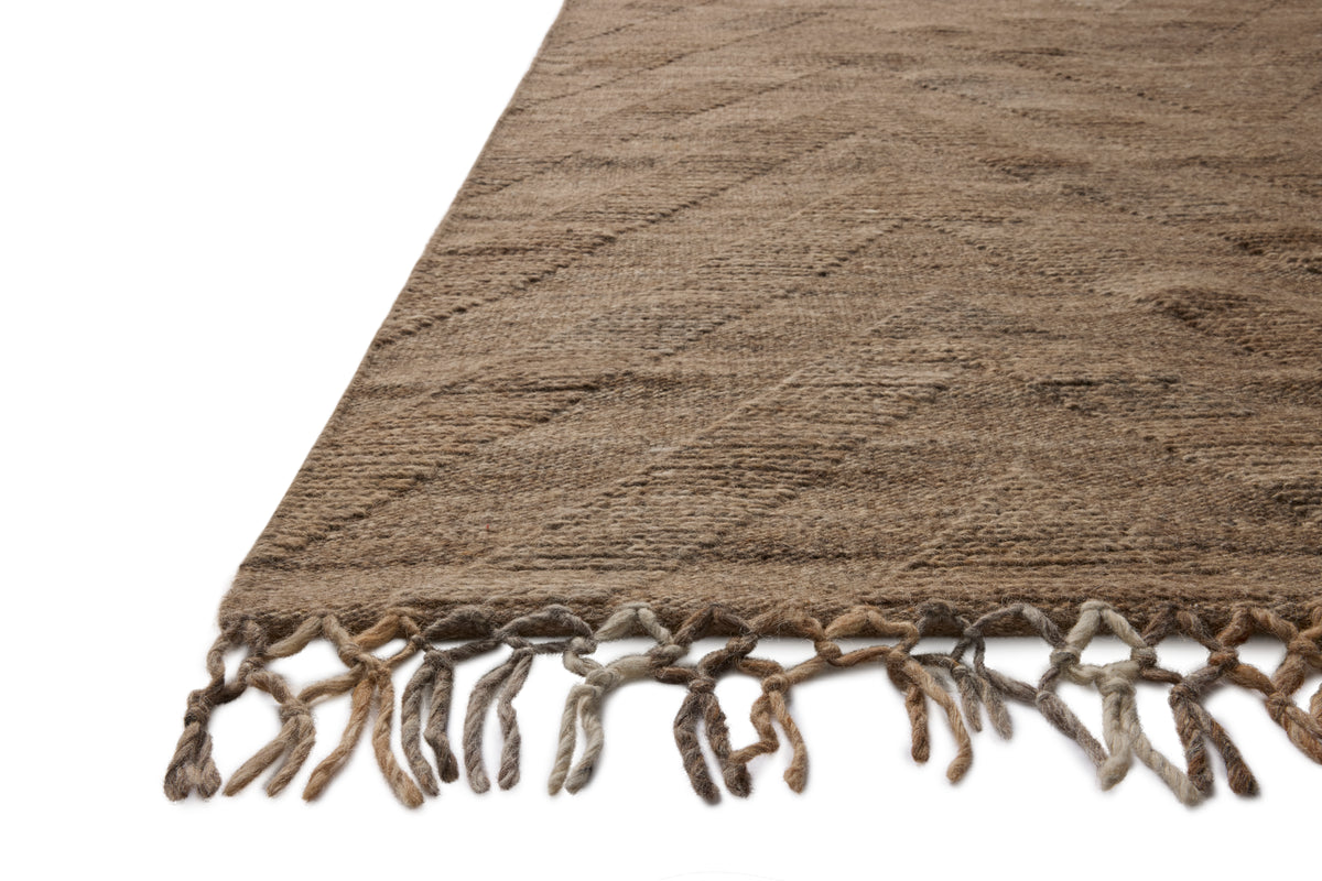Angeline Taupe Rug – corner detail