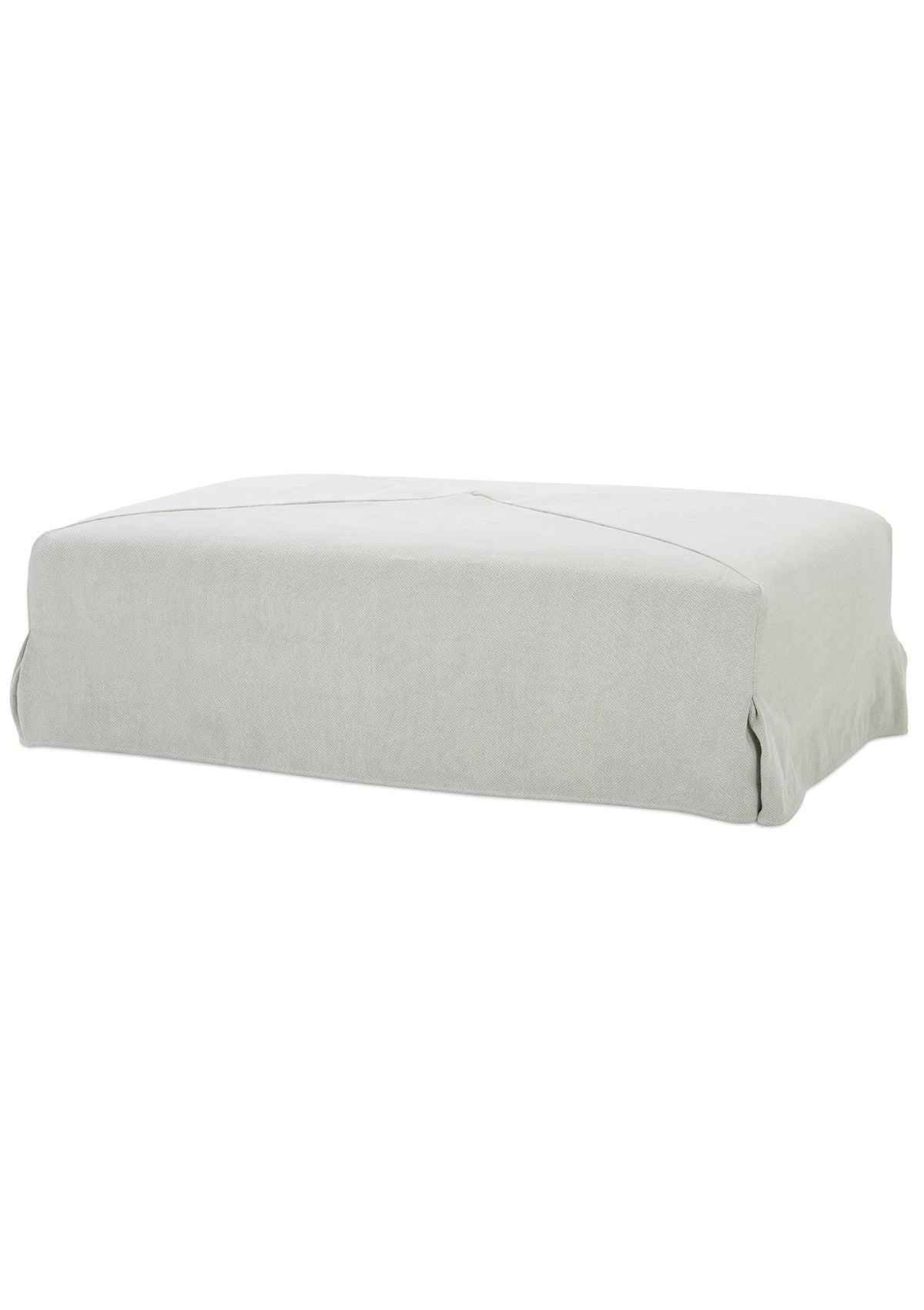 Alder Slipcover Ottoman