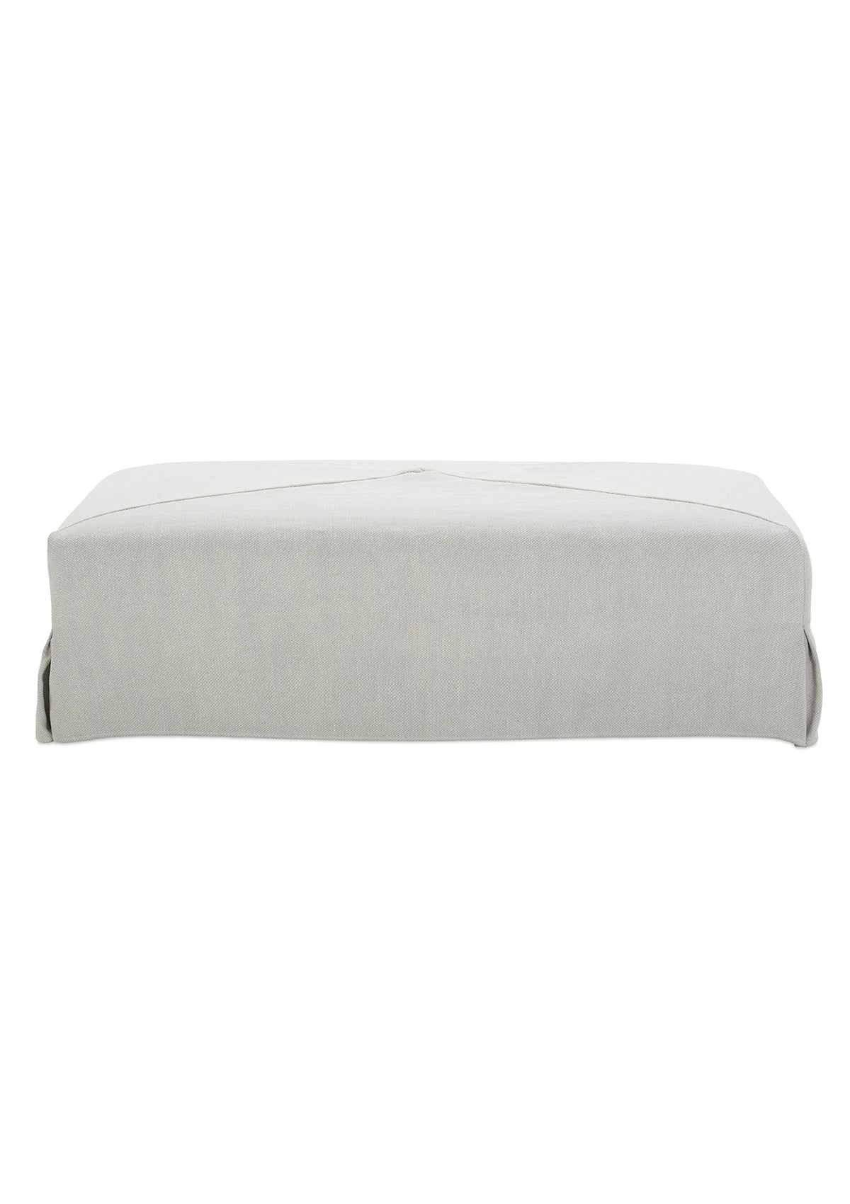 Alder Slipcover Ottoman