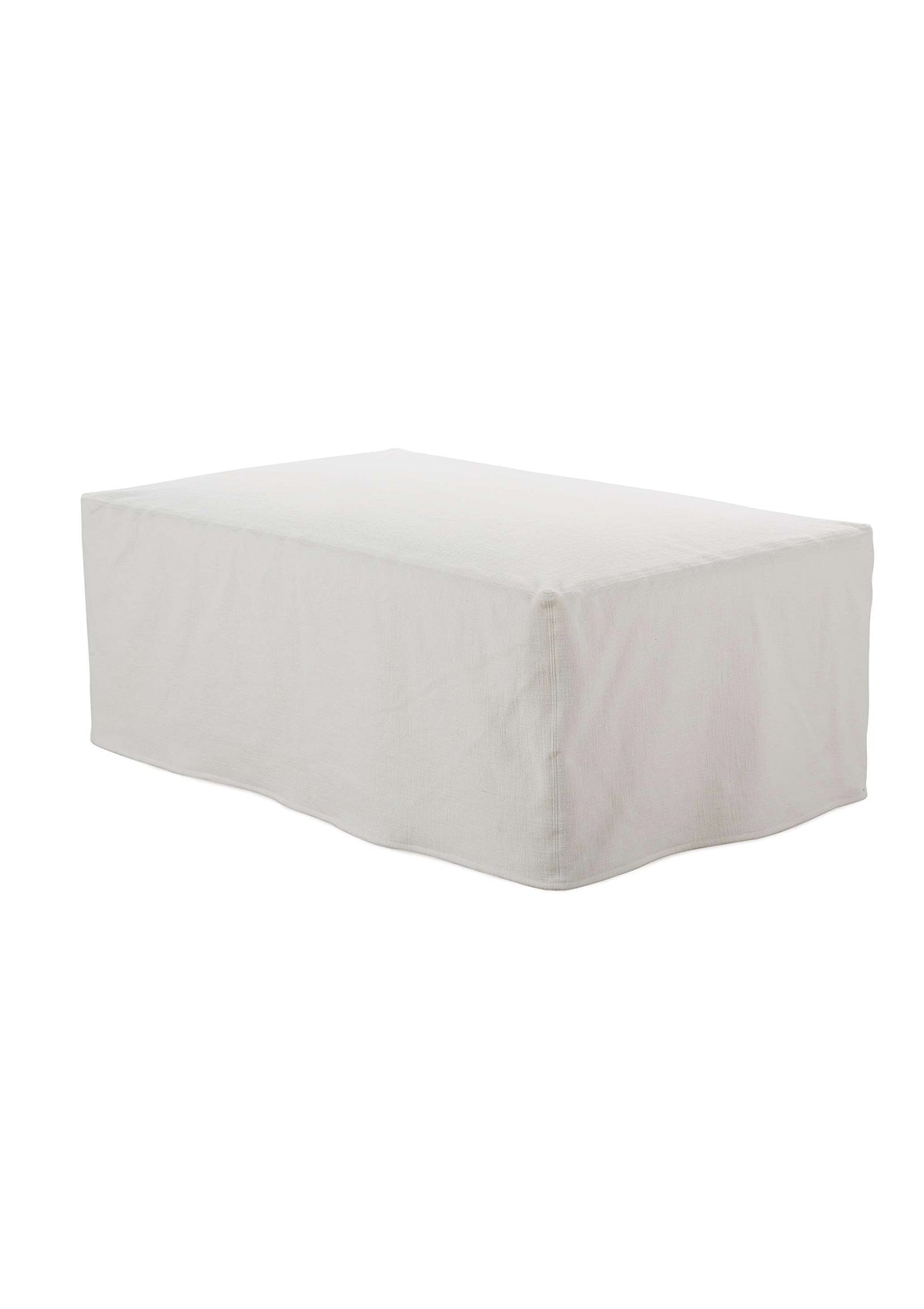 Alder Slipcover Ottoman