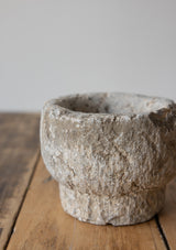 Antique Carved Stone Bowl