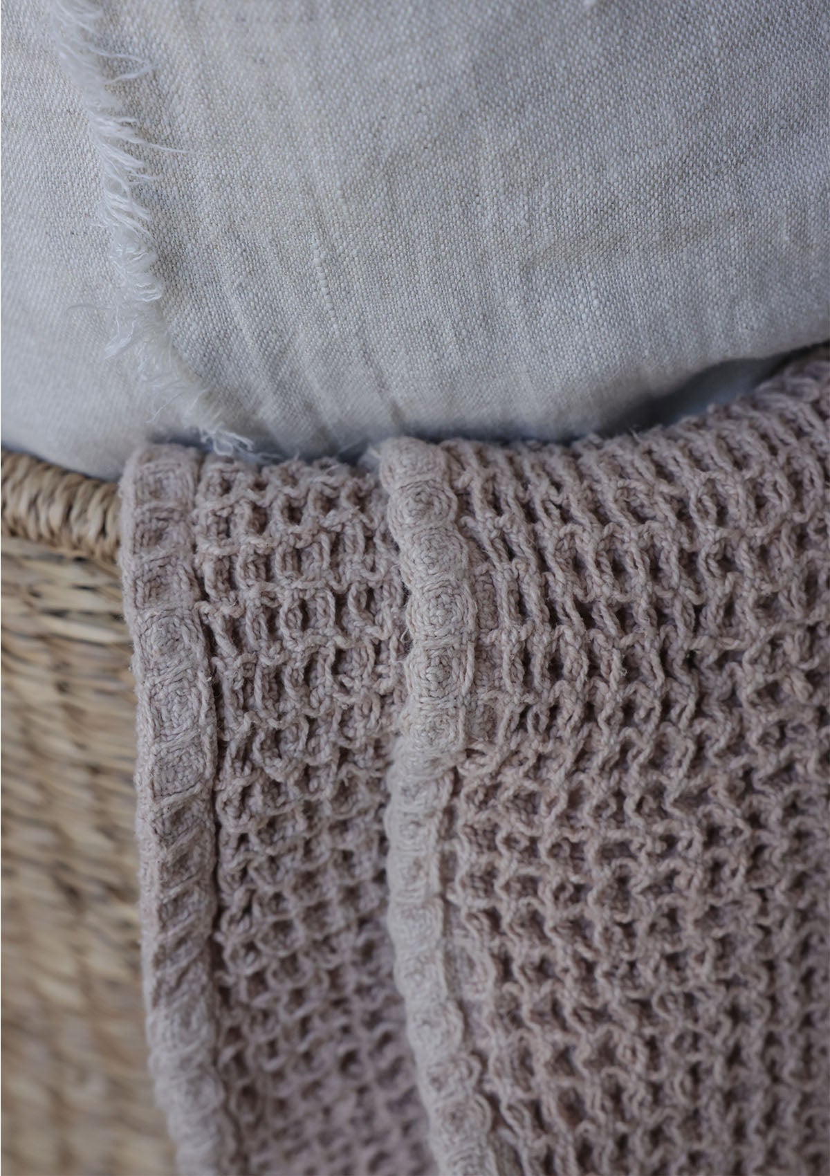 Audrina Waffle Throw