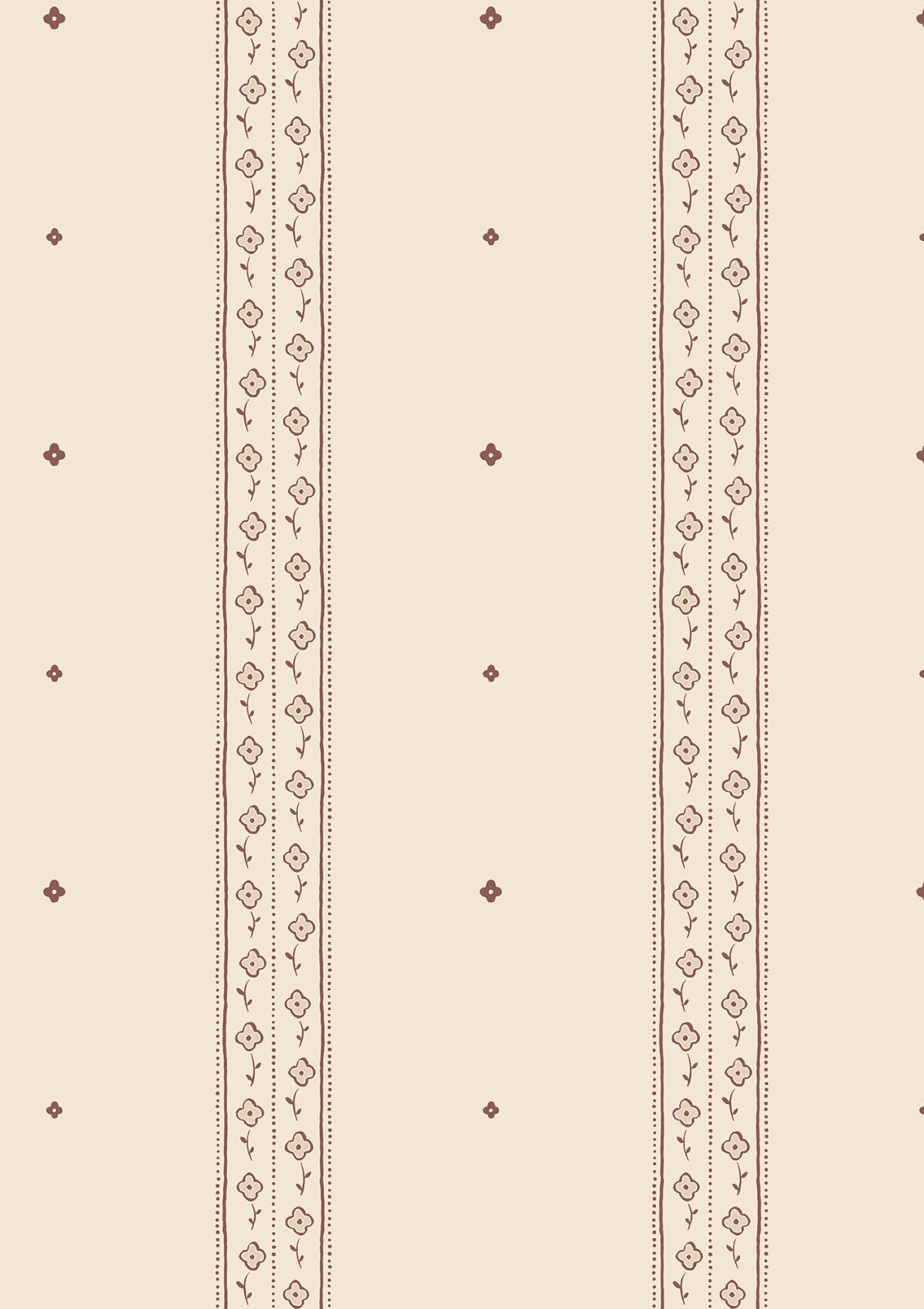 Austine Wallpaper in Burgundy