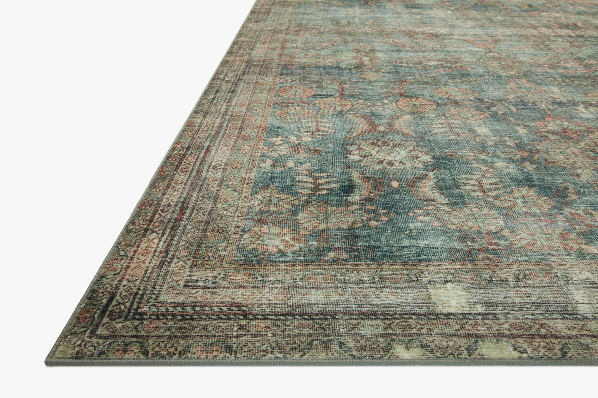 Banks Ocean/Spice Rug – corner detail