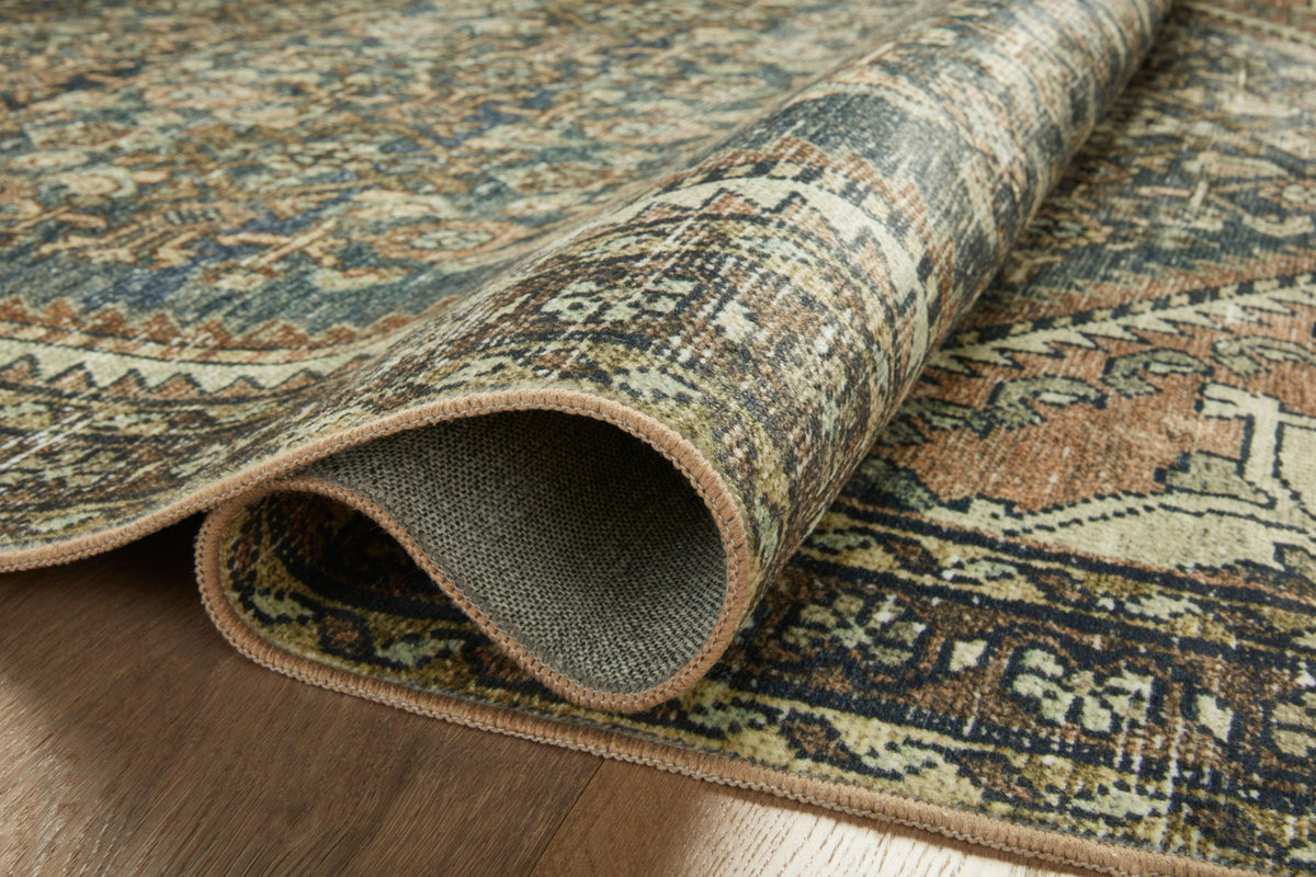 Banks Denim/Clay Rug – detail
