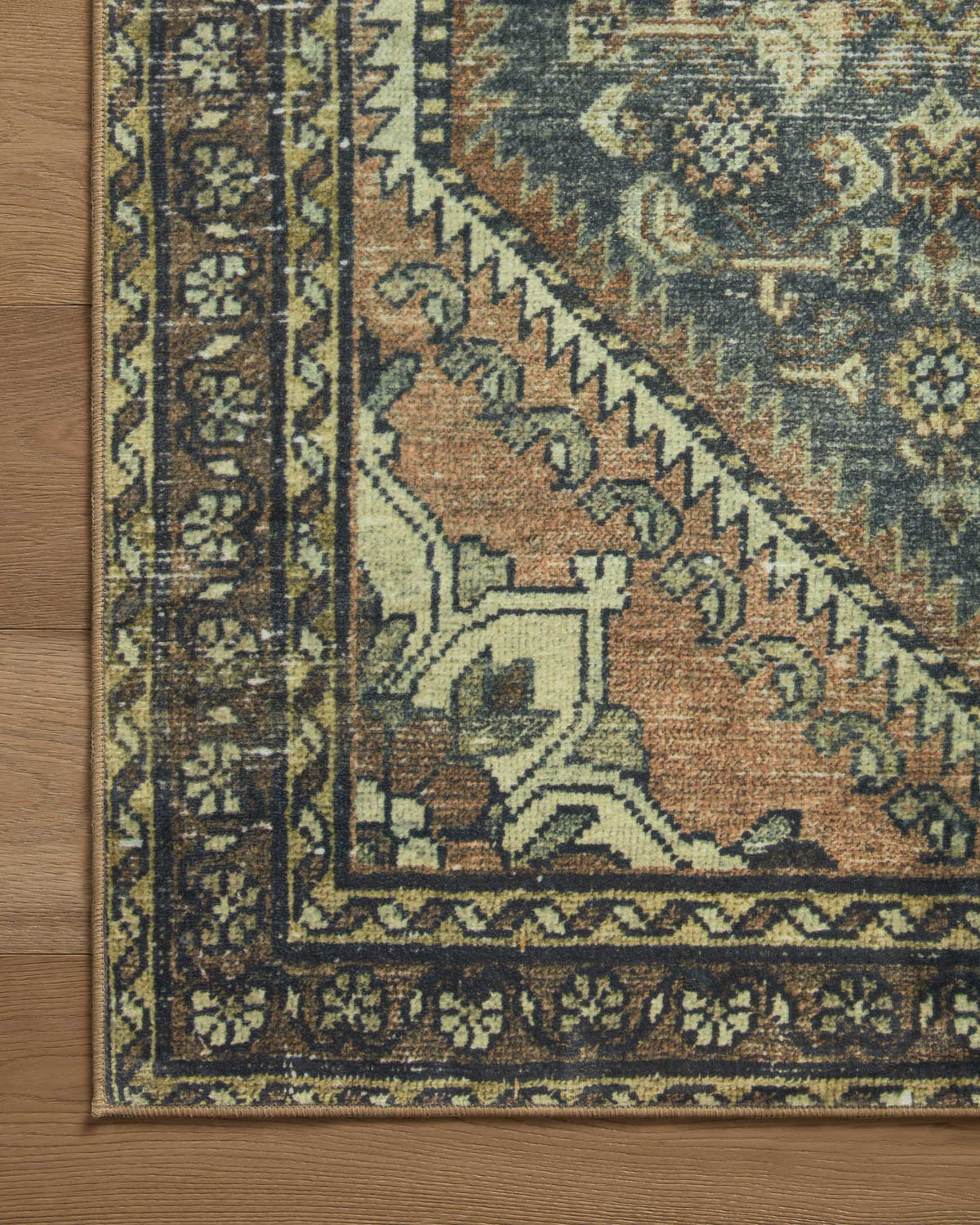 Banks Denim/Clay Rug – detail