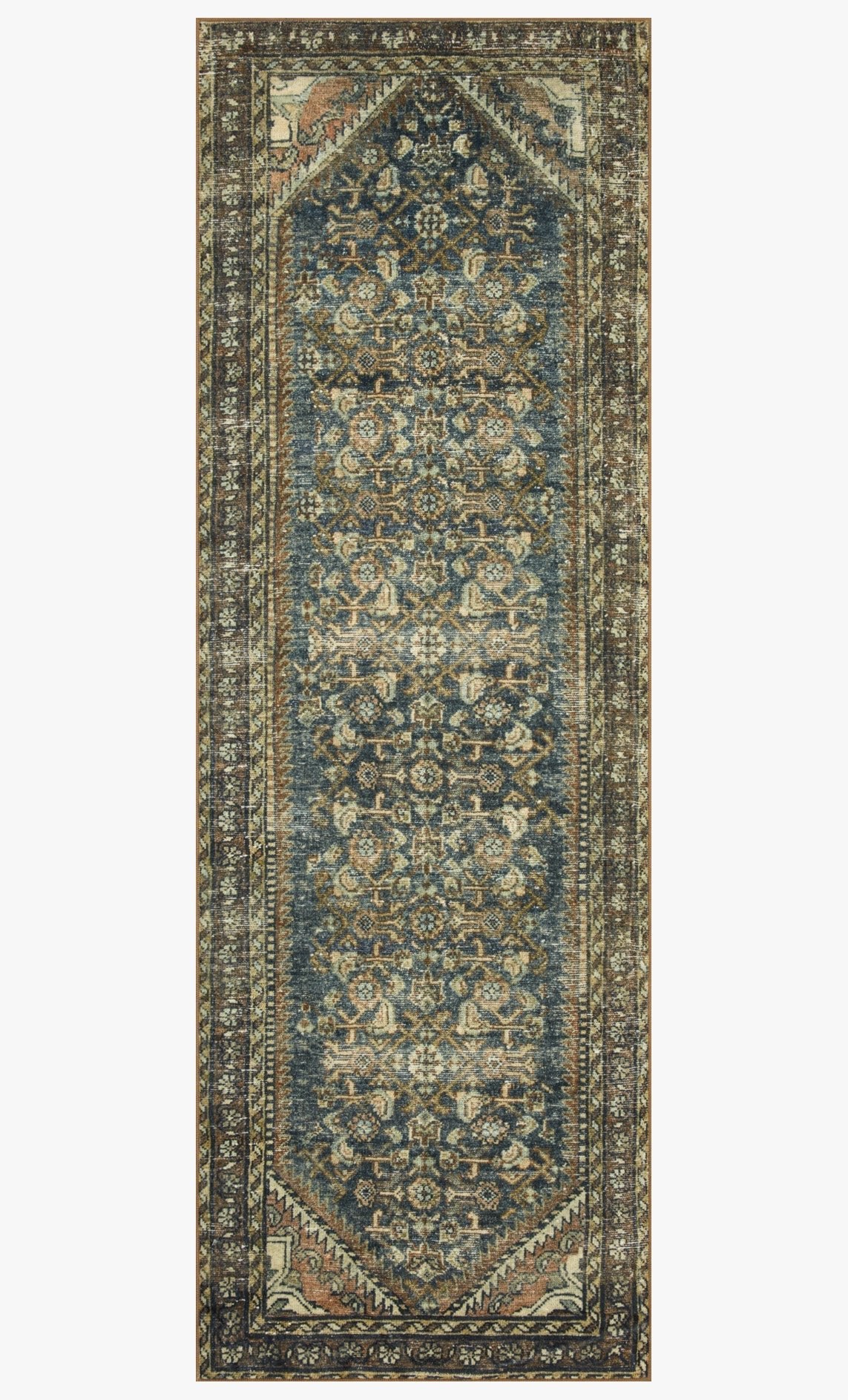 Banks Denim/Clay Rug – alternate view