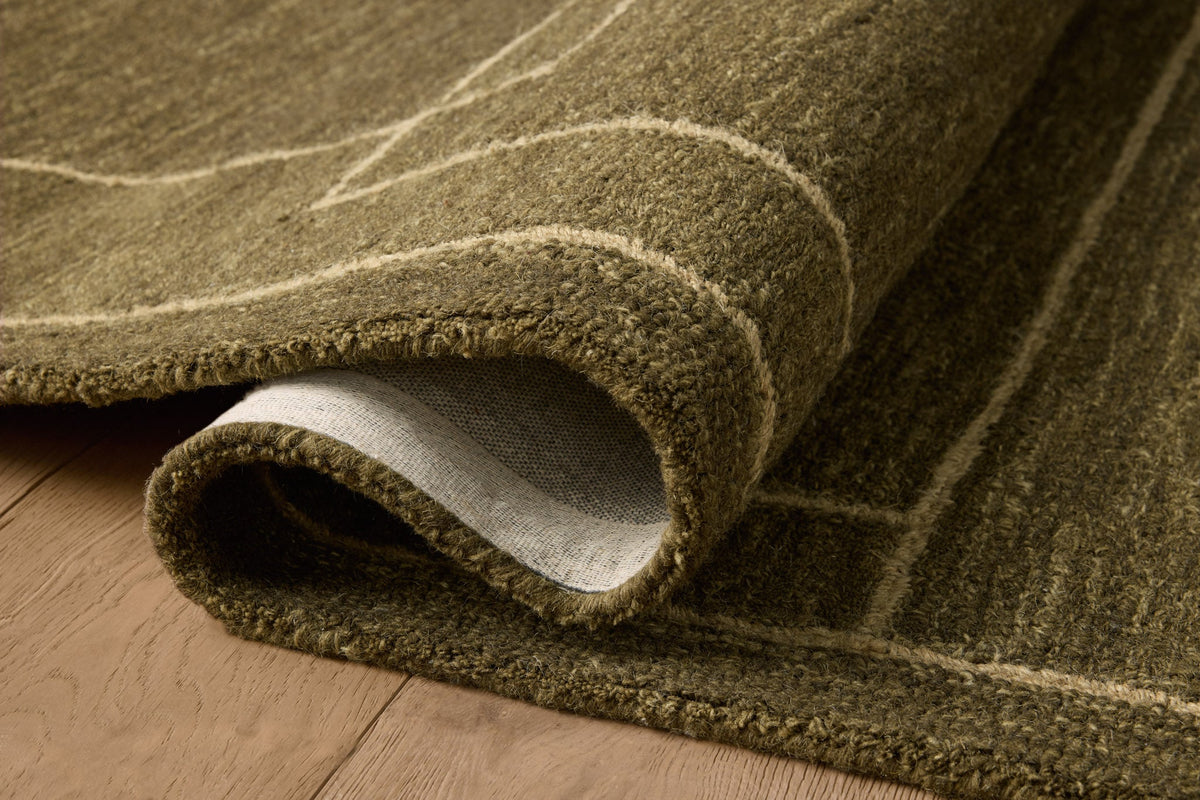 Barrow Olive/Natural Rug – detail