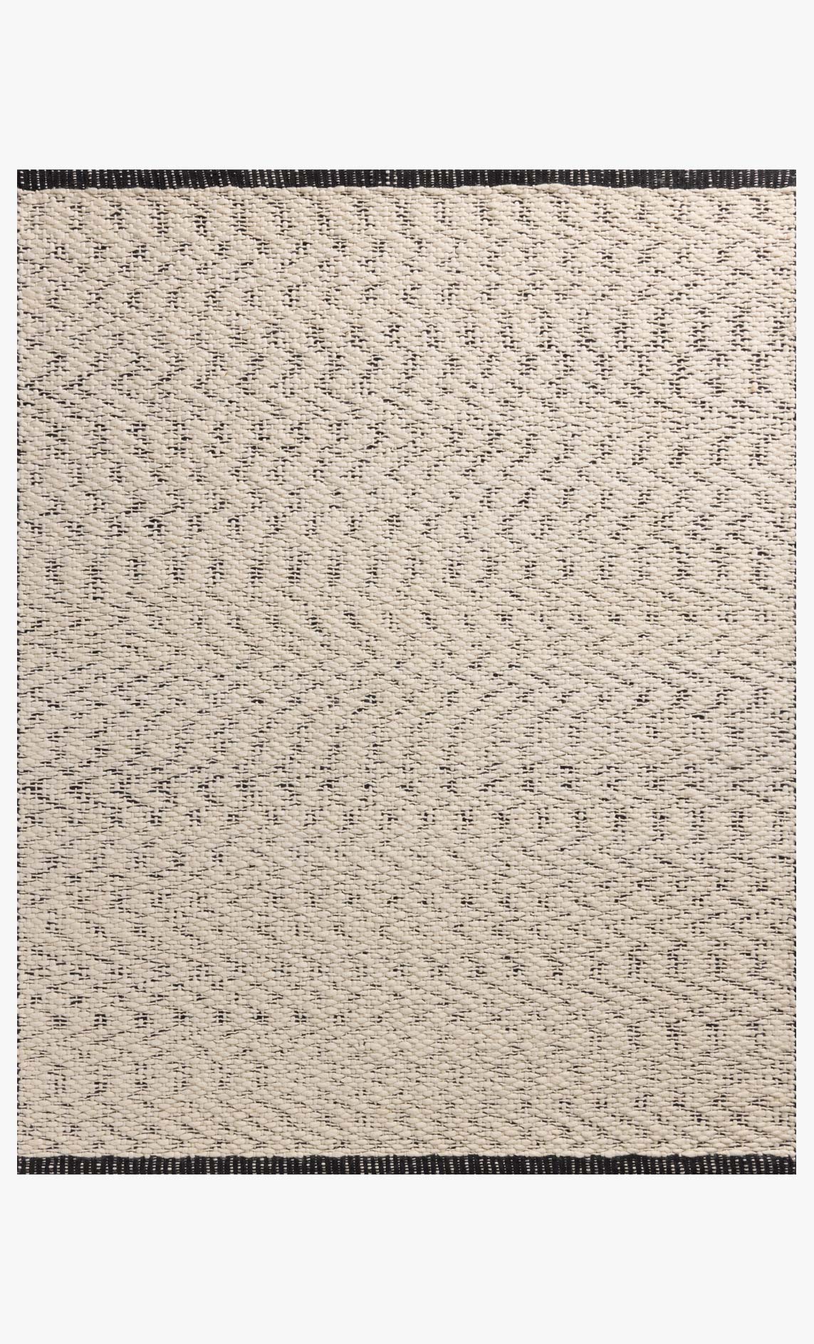 Betty Ivory/Black Rug