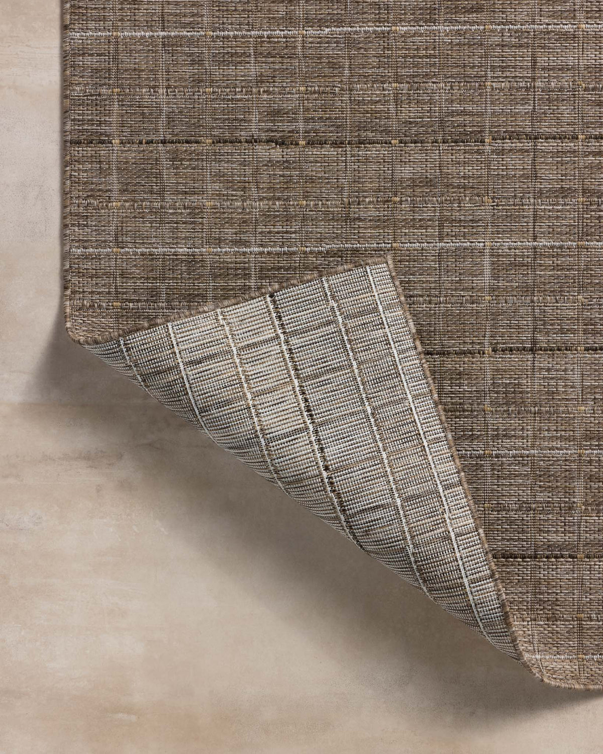 Birch Natural/Bark Indoor/Outdoor Rug – detail