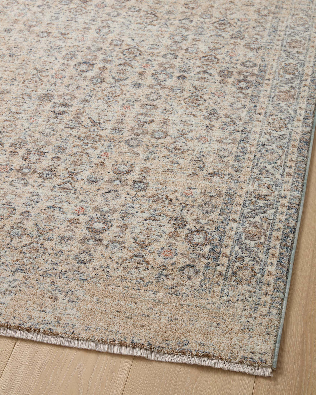Blake Beige Denim Rug – detail