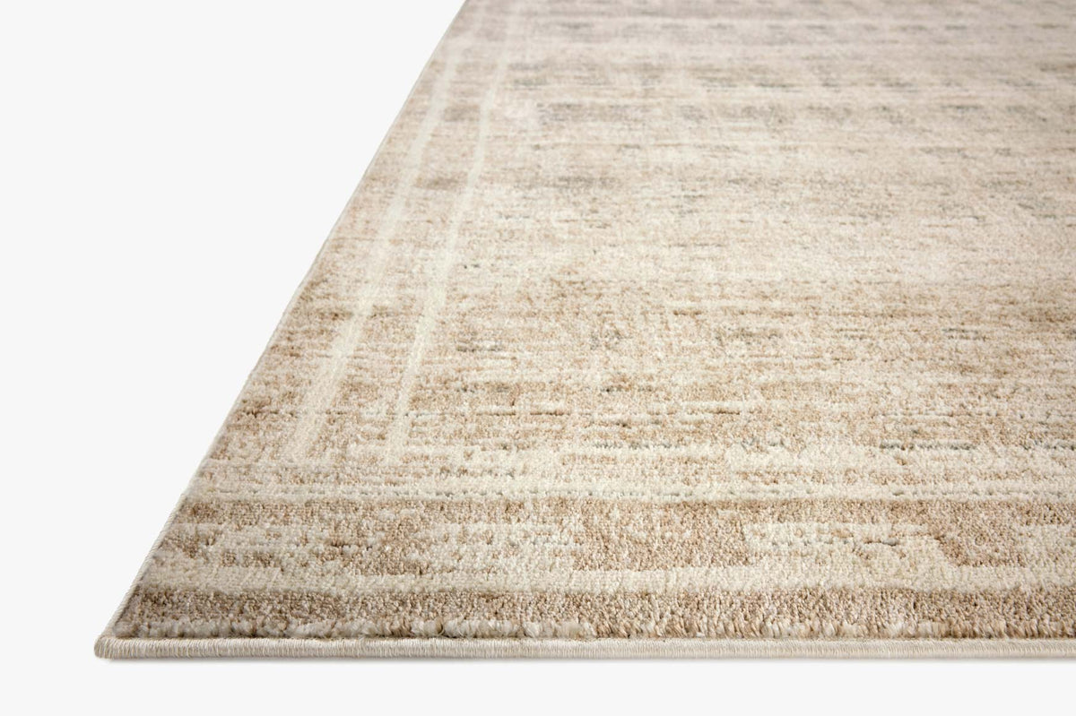 Bleecker Khaki/Natural Rug – corner detail