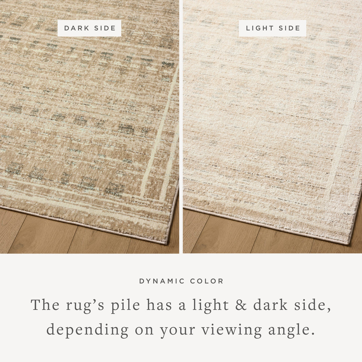 Bleecker Khaki/Natural Rug – detail