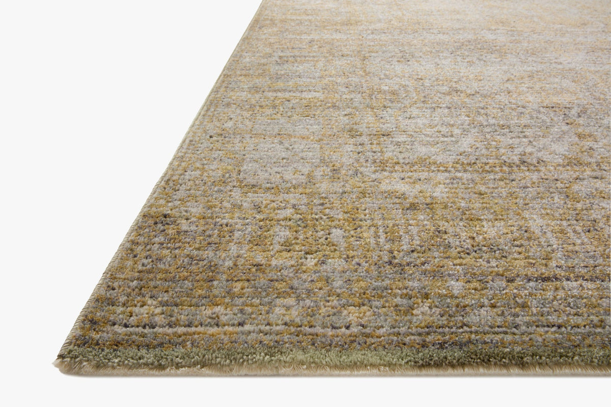 Bradbury Dove/Gold Rug – corner detail