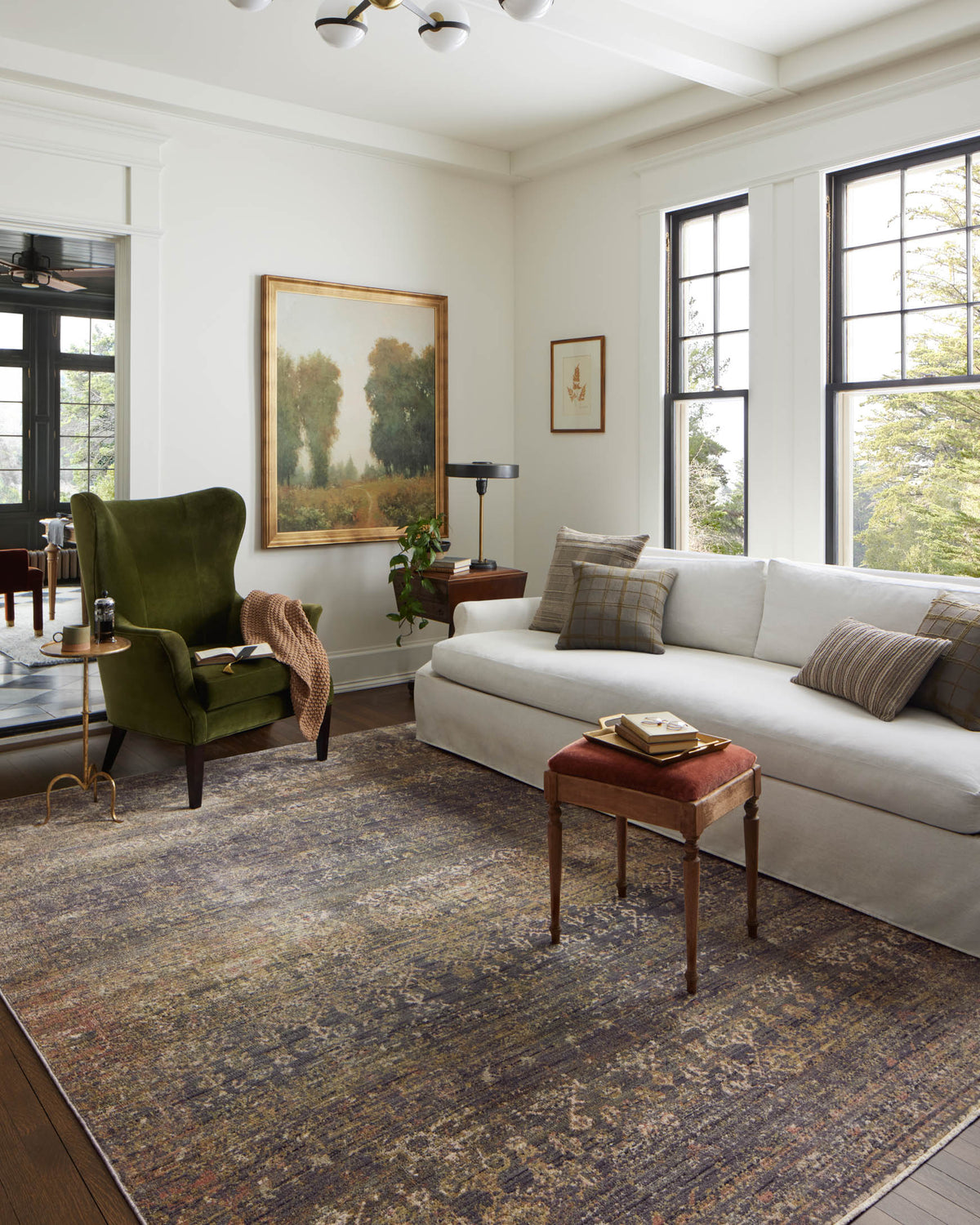Bradbury Ink/Multi Rug – room scene