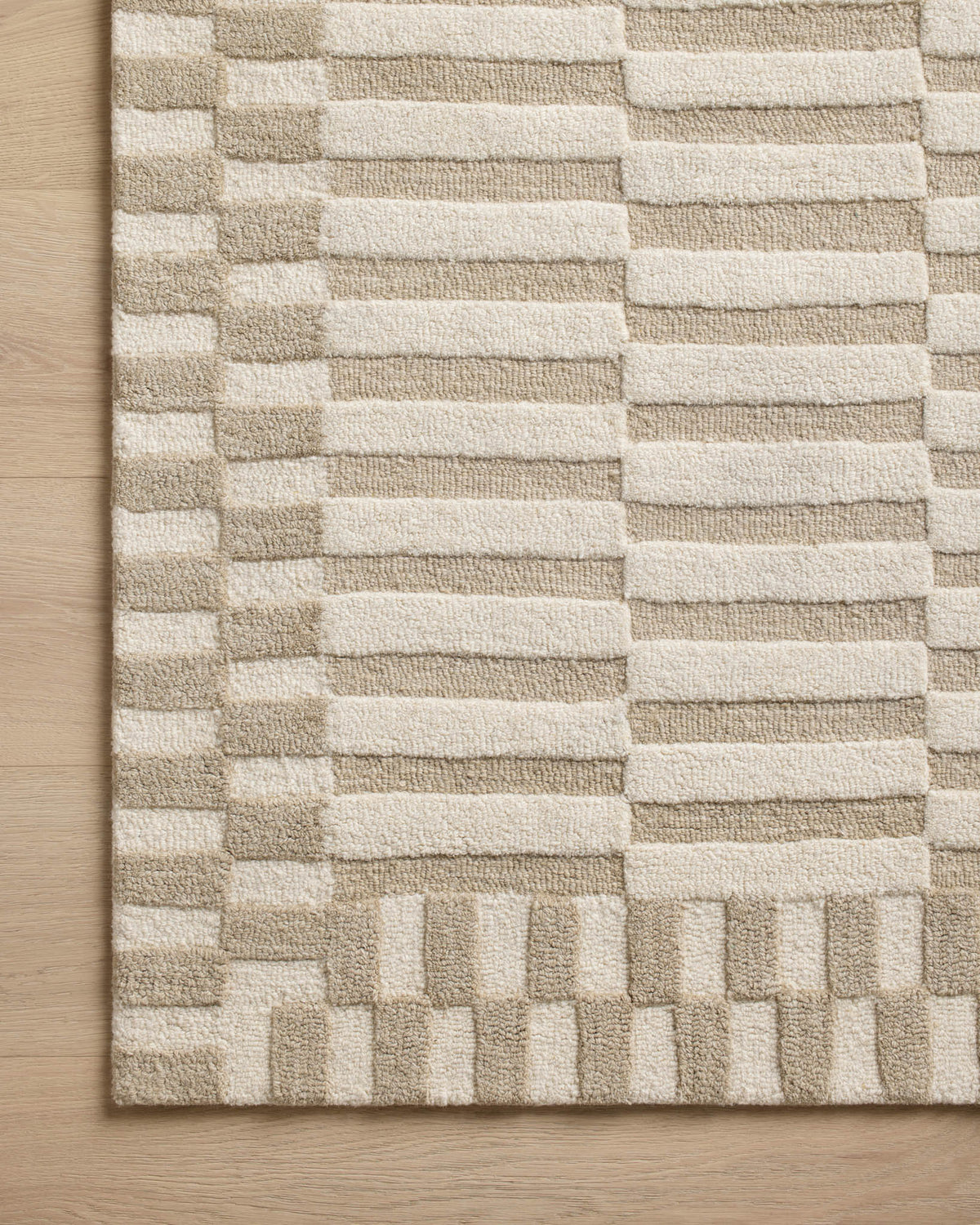 Bradley Ivory Beige Rug – detail