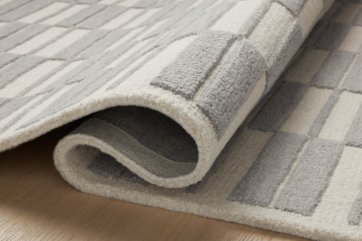 Bradley Ivory/Grey Rug – detail