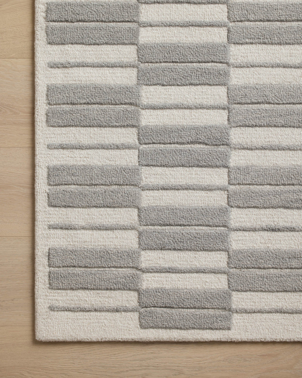 Bradley Ivory/Grey Rug – detail