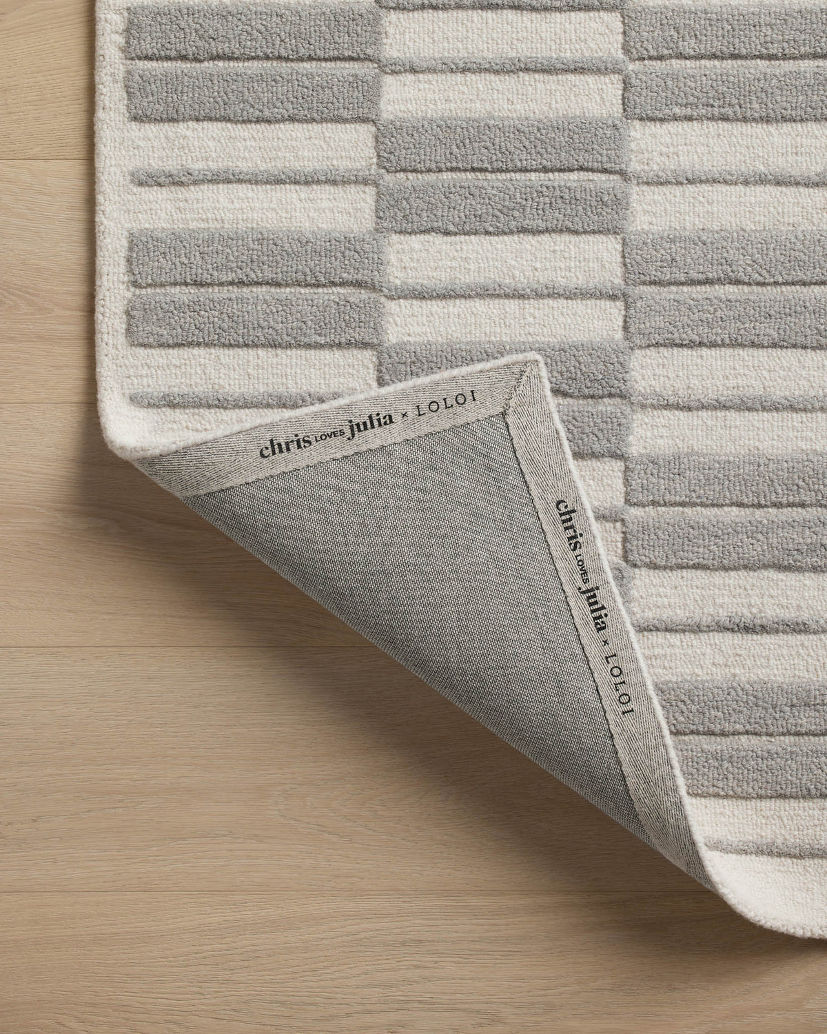 Bradley Ivory/Grey Rug – detail