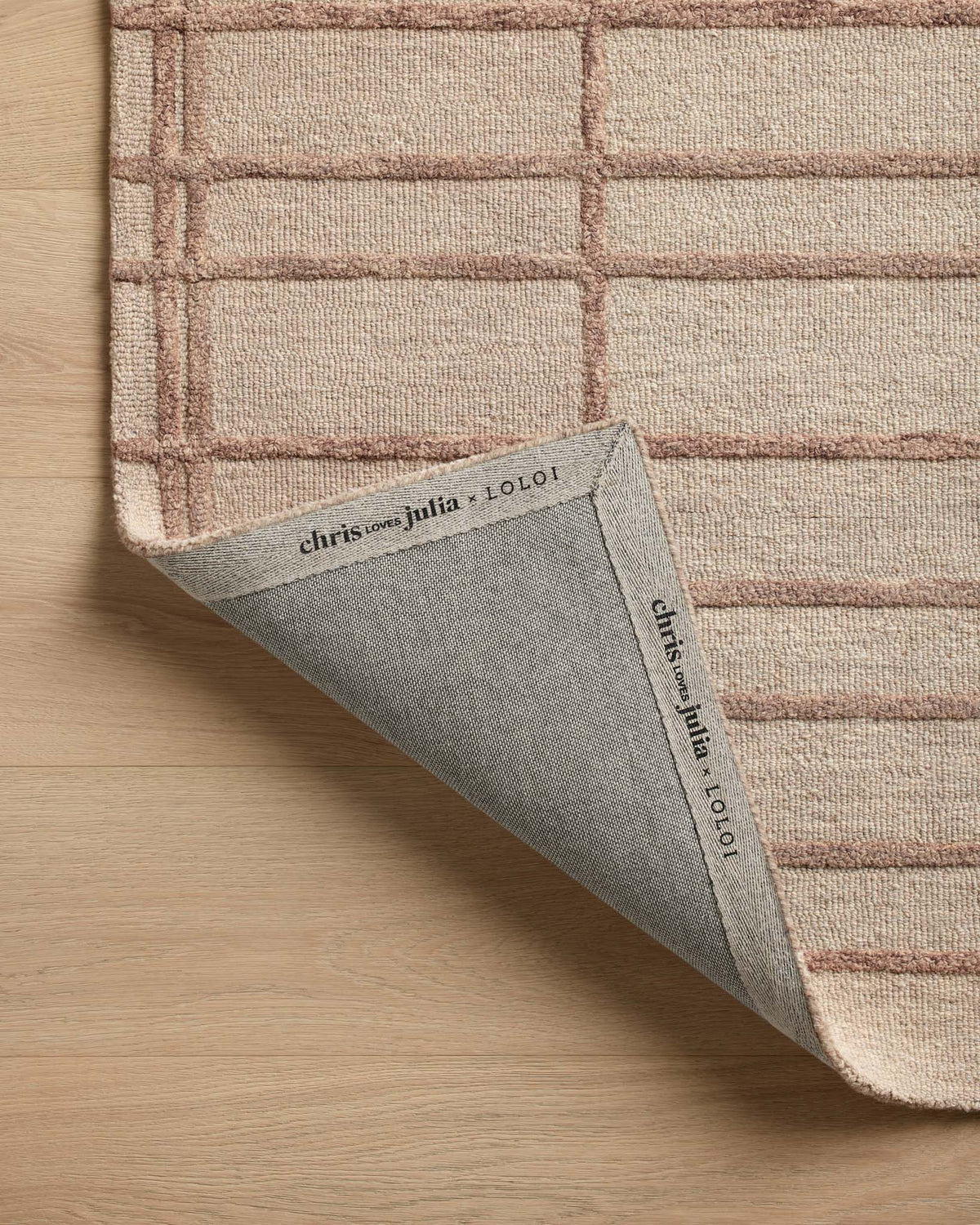 Bradley Rose/Blush Rug – detail