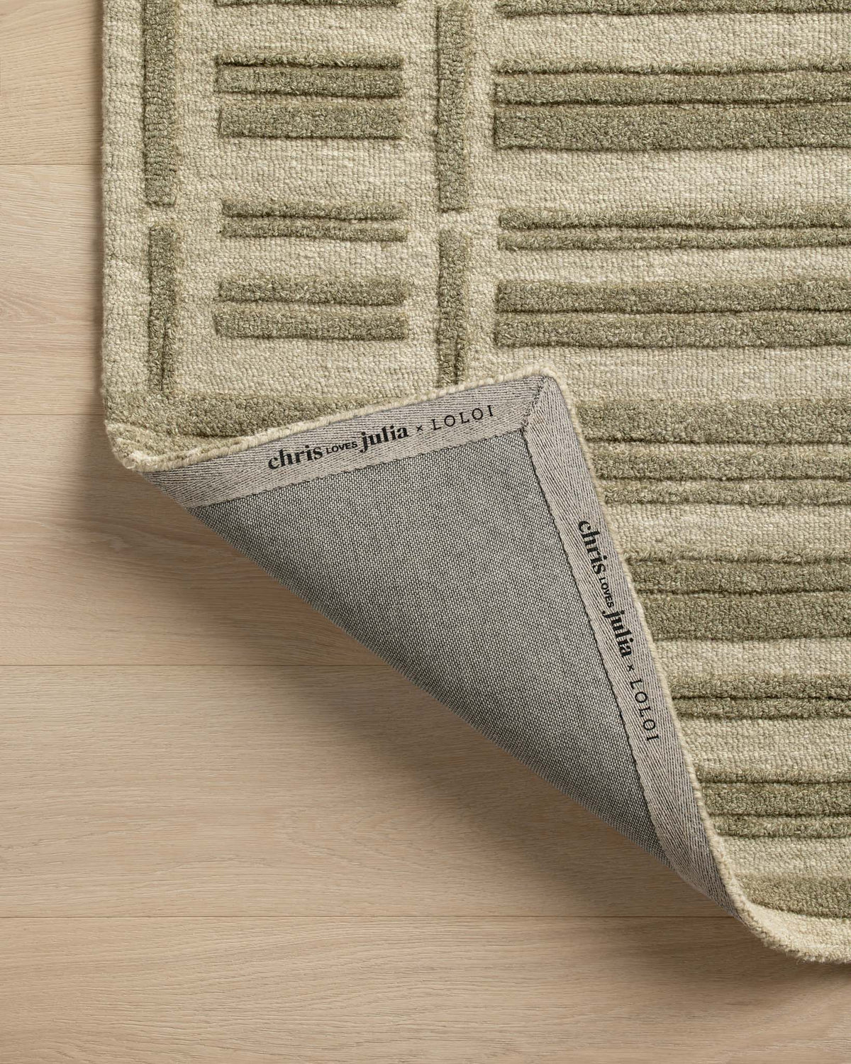 Bradley Sage/Olive Rug – detail