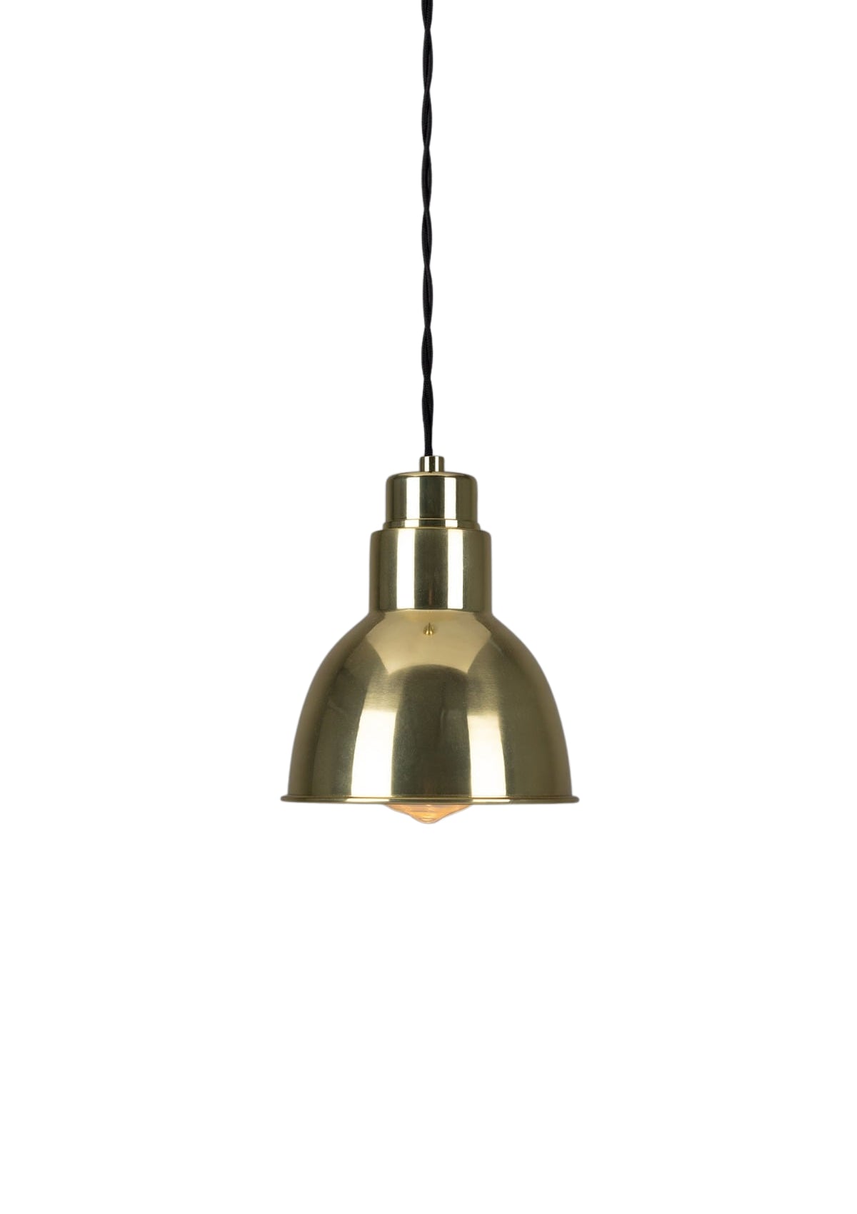 Baku Vintage Brass Pendant Light – Polished Brass
