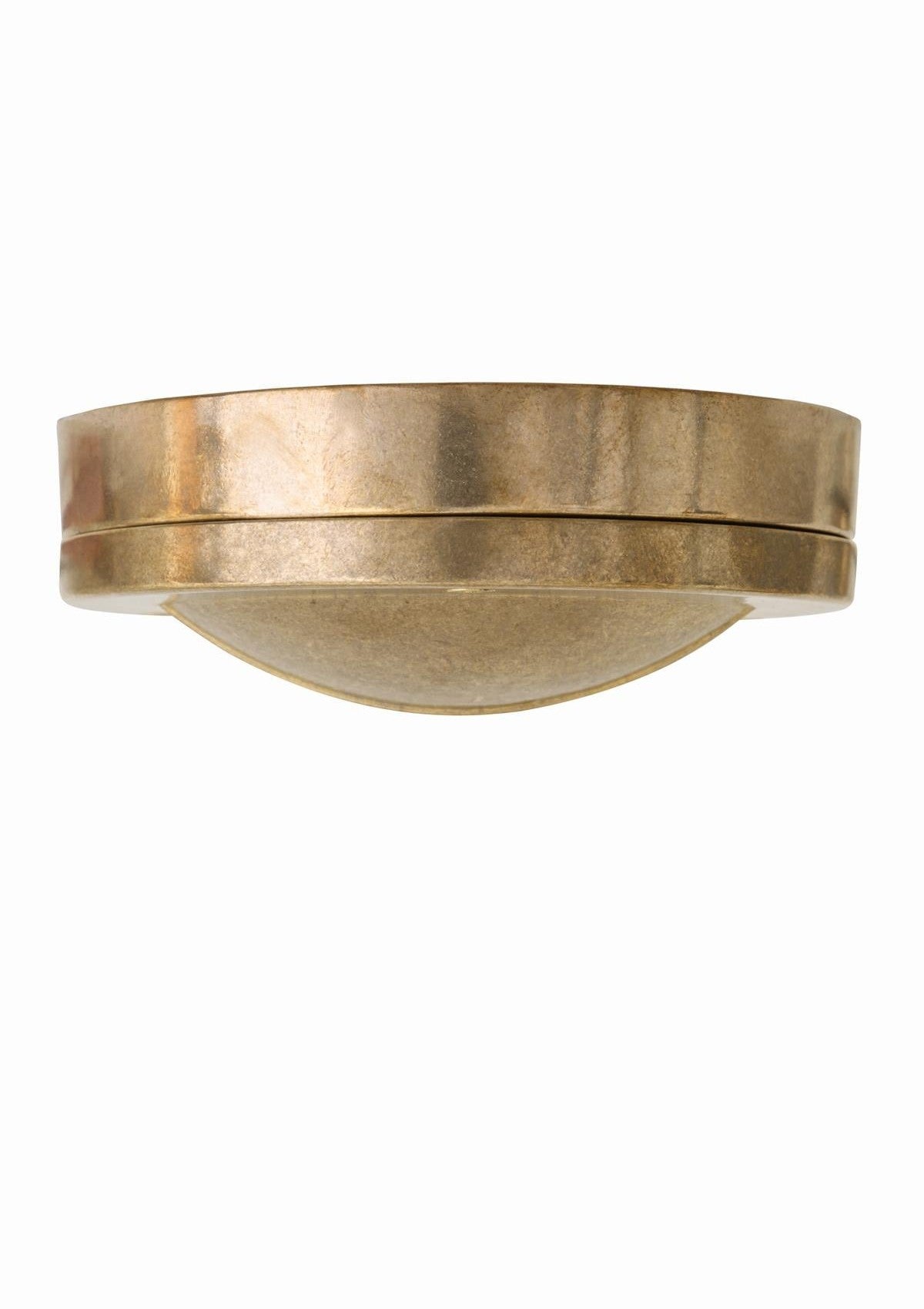Begawan Round Brass Outdoor Wall Sconce